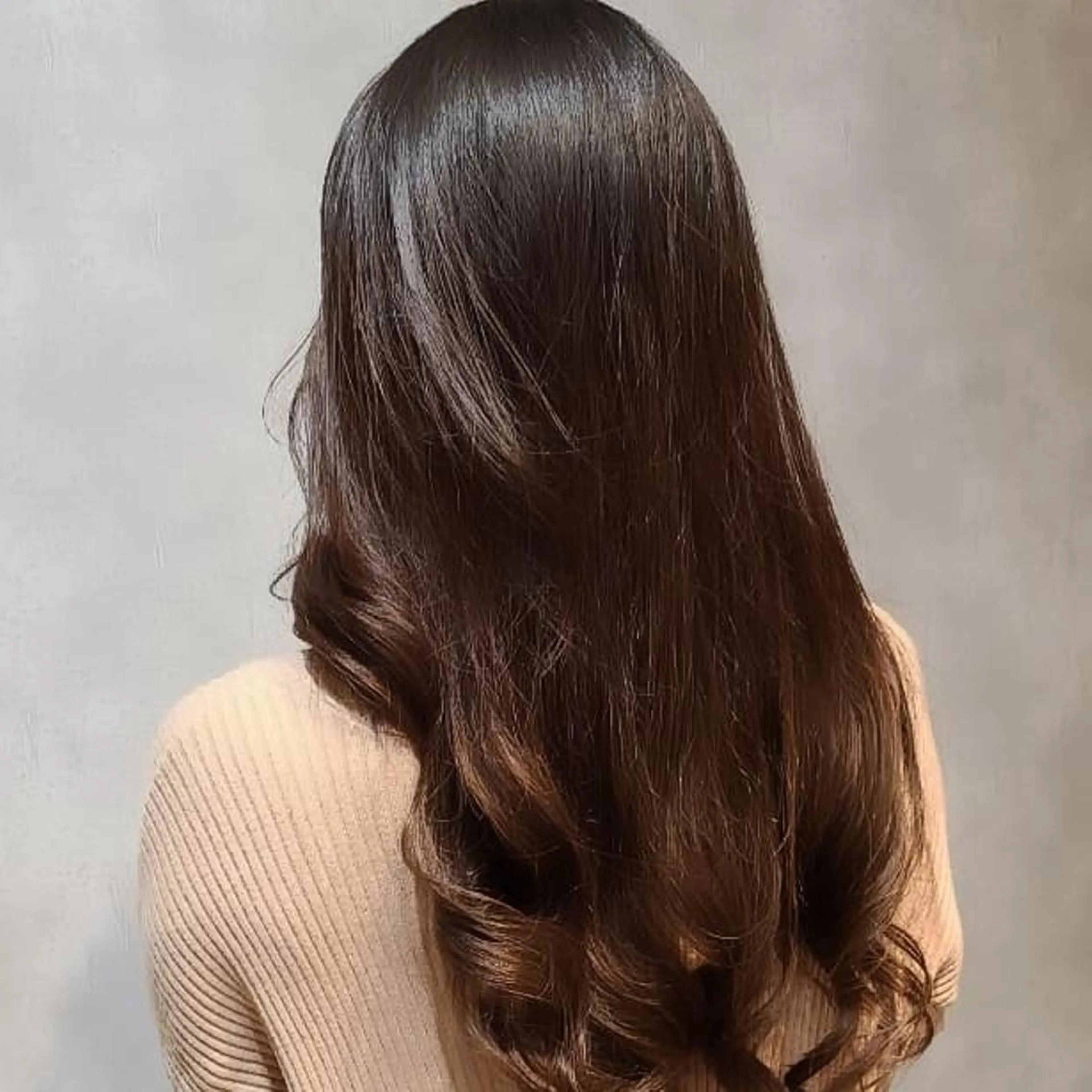 ロング エクステ ロング 西田 理沙のヘアスタイル