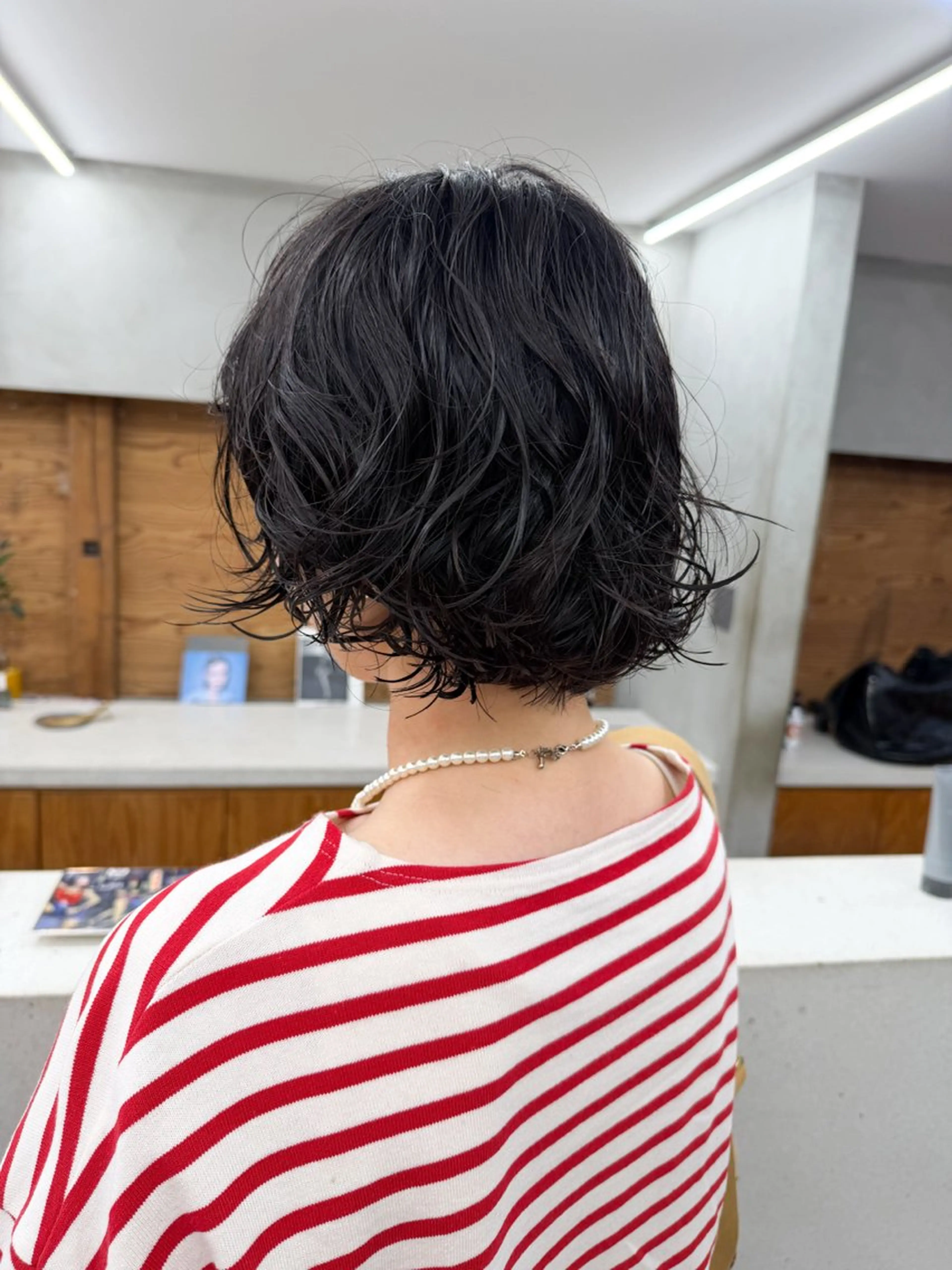ショート ボブ カット パーマ トリートメント D.c.t eikoのヘアスタイル