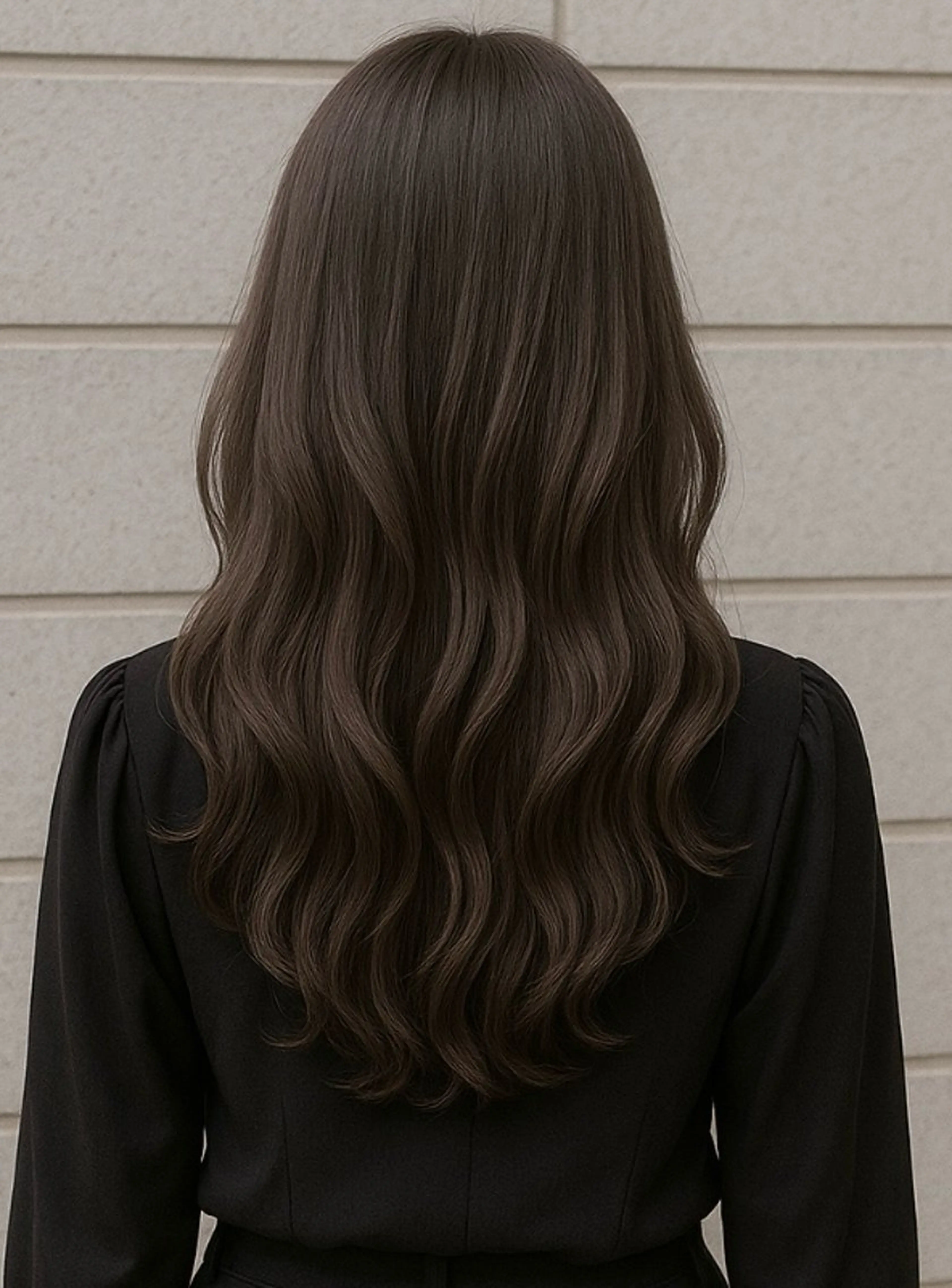 セミロング カラー パーマ ヘアアレンジ 髪質改善\艶髪カラー 💐園田さやかのヘアスタイル