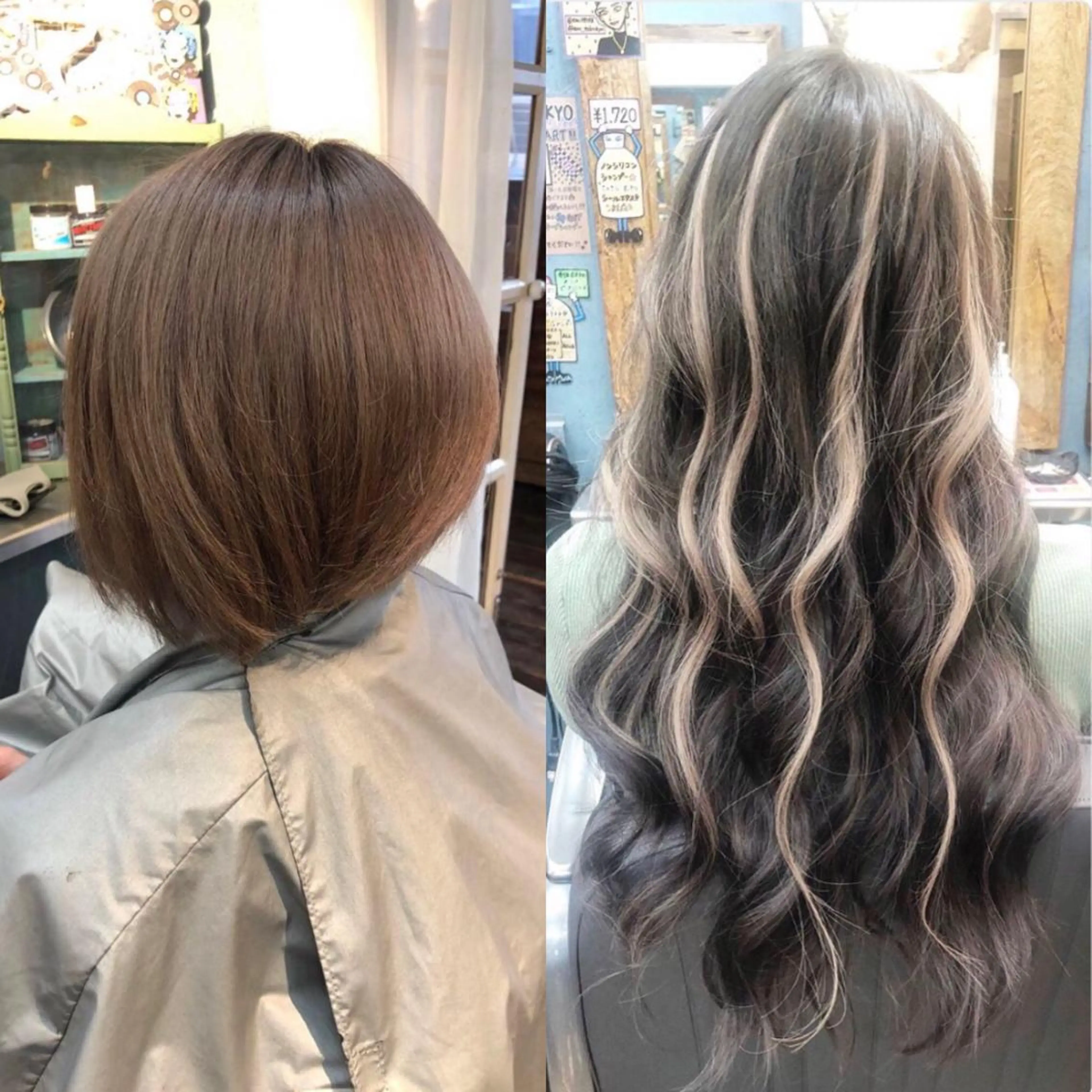 セミロング 美魔女 美容師NAOのヘアスタイル