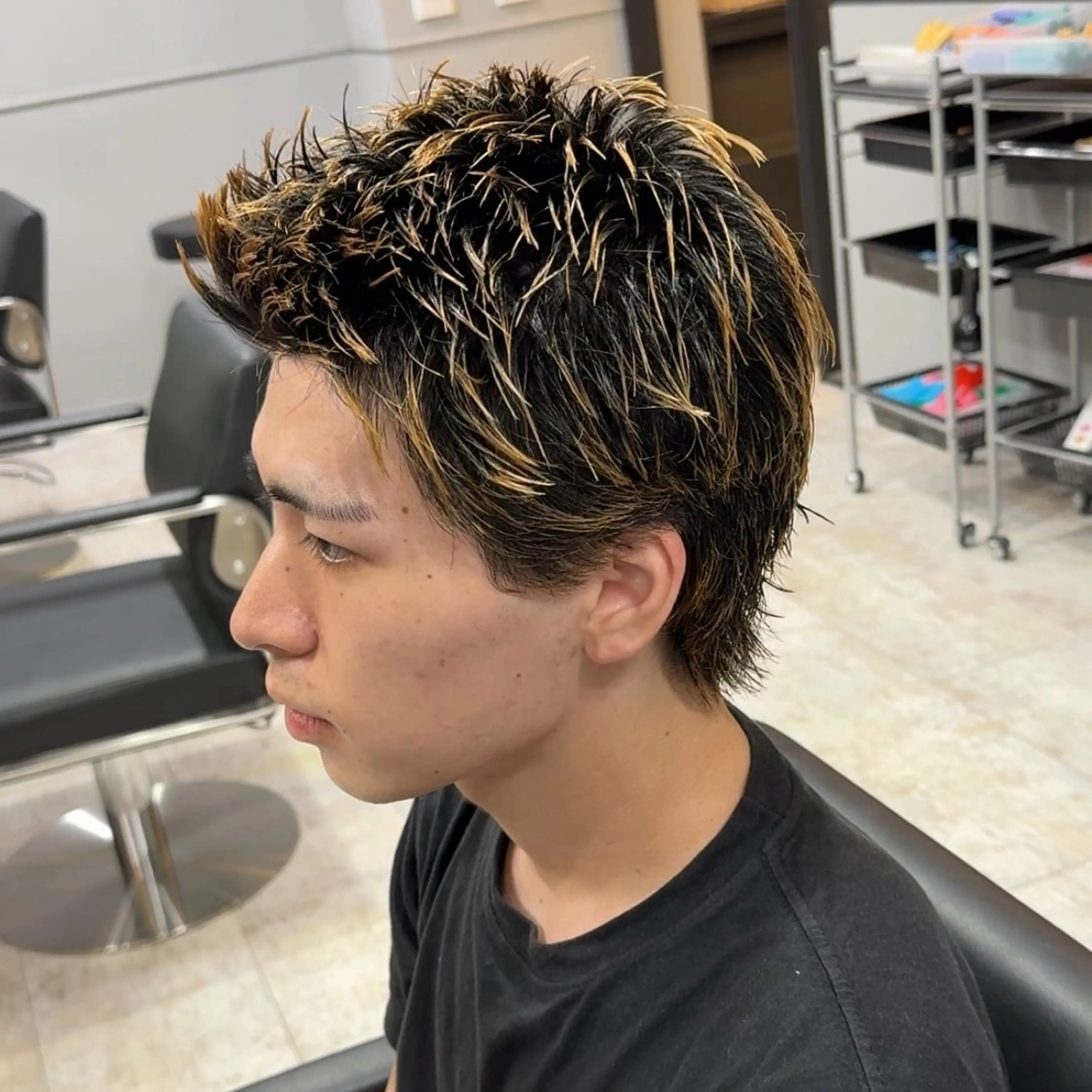 メンズ スパイキーショート カット Miyabi.💋 ABEYLEVRAIのヘアスタイル