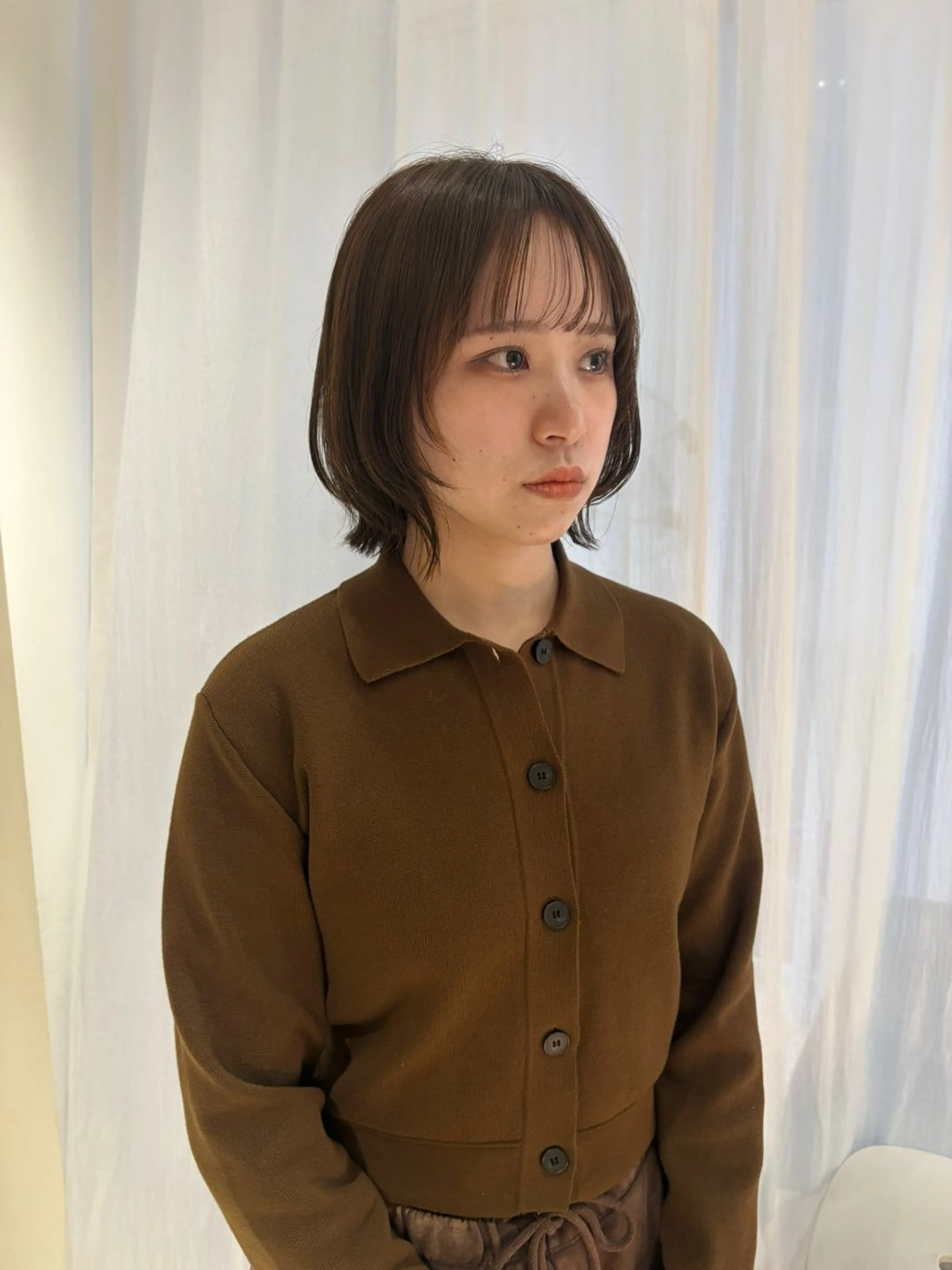 ミディアム ショート⌇艶カラー ⌇ RIN🌙のヘアスタイル