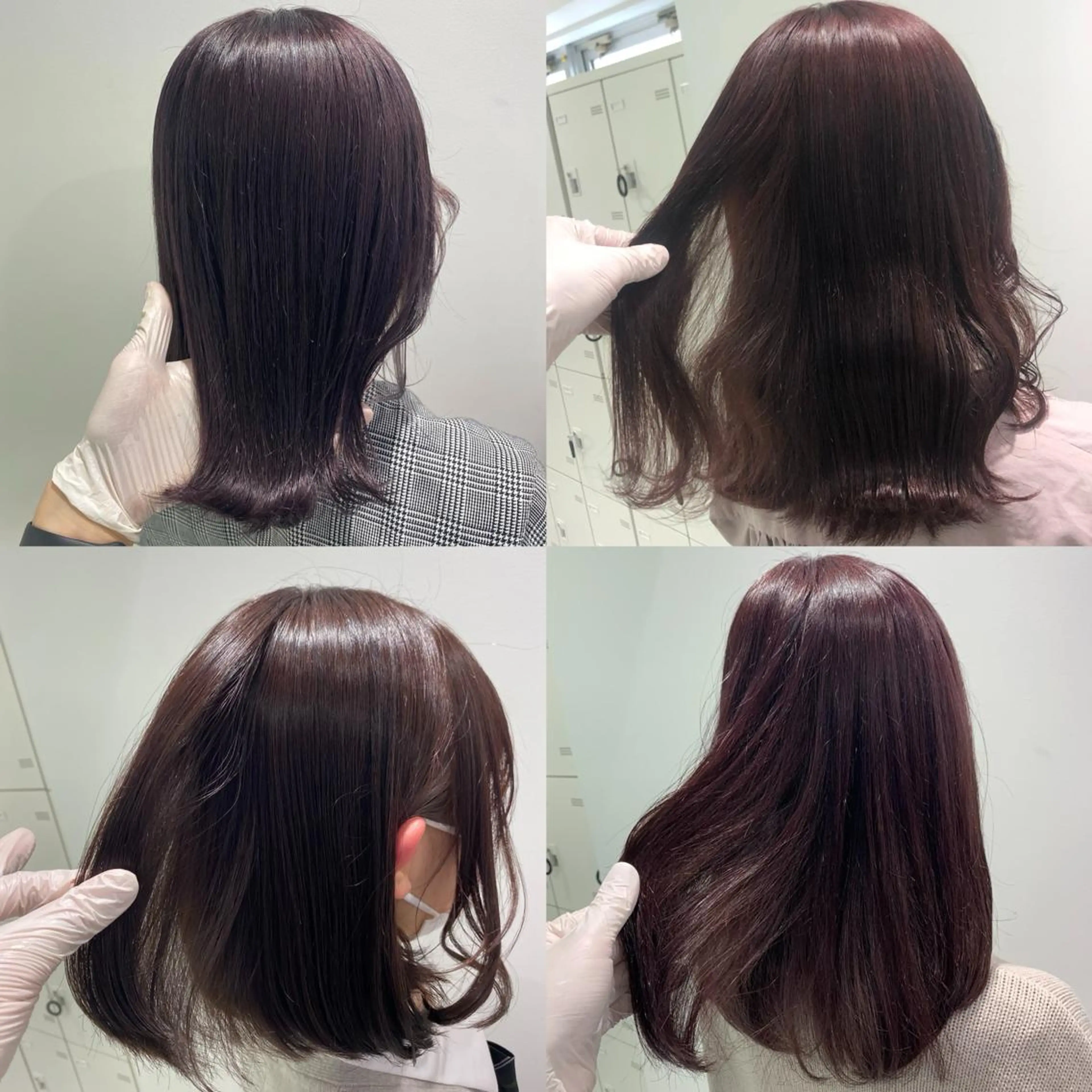 ミディアム カラー パーマ ヘアアレンジ ネイル マツエク・マツパ 韓国風ベージュ🤎 赤みなし🌿横浜🤎のヘアスタイル