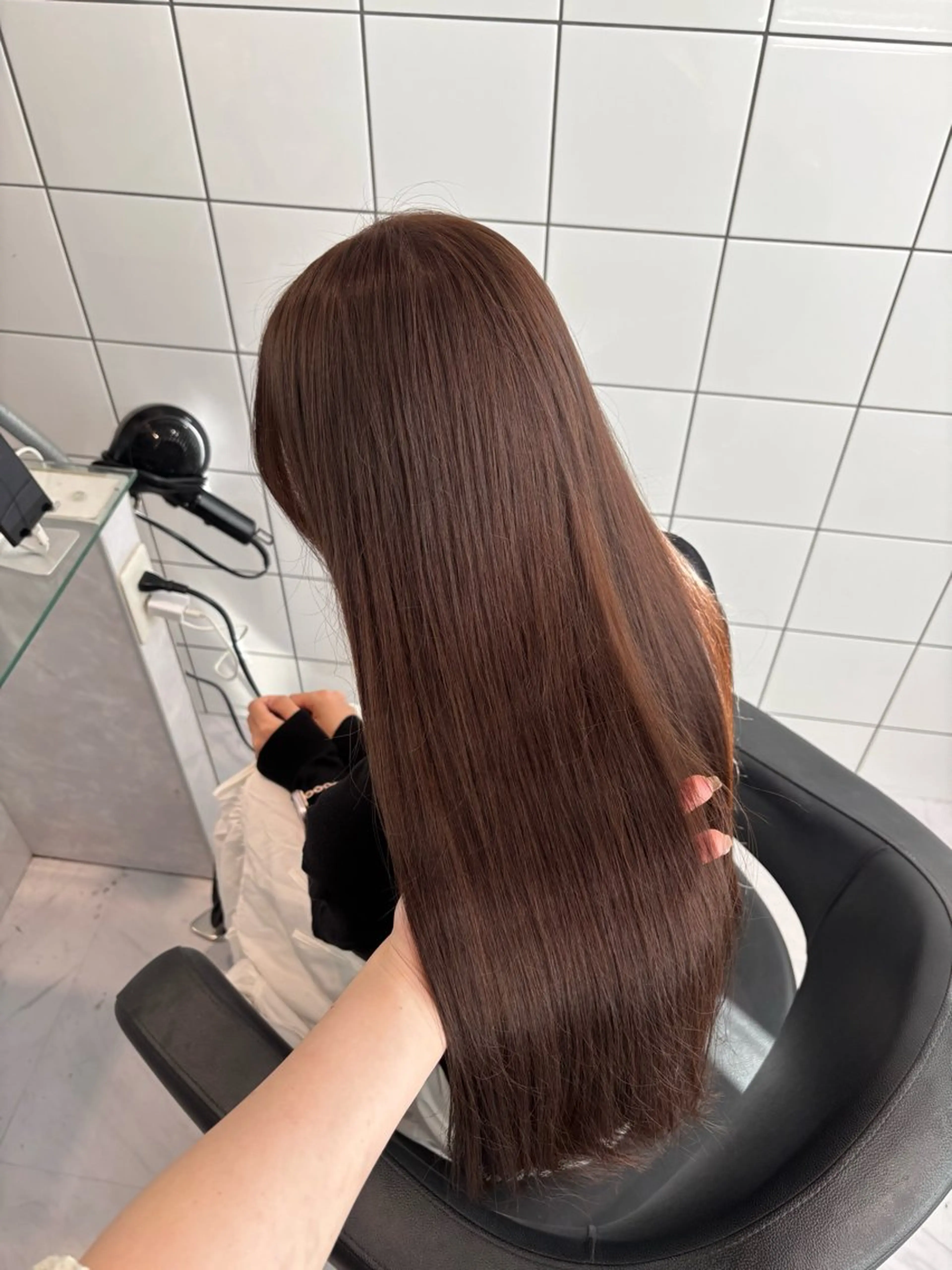 ロング カラー ヘアカラー トリートメント 髪質改善🩰透明感カ ラー🎀hinanoのヘアスタイル