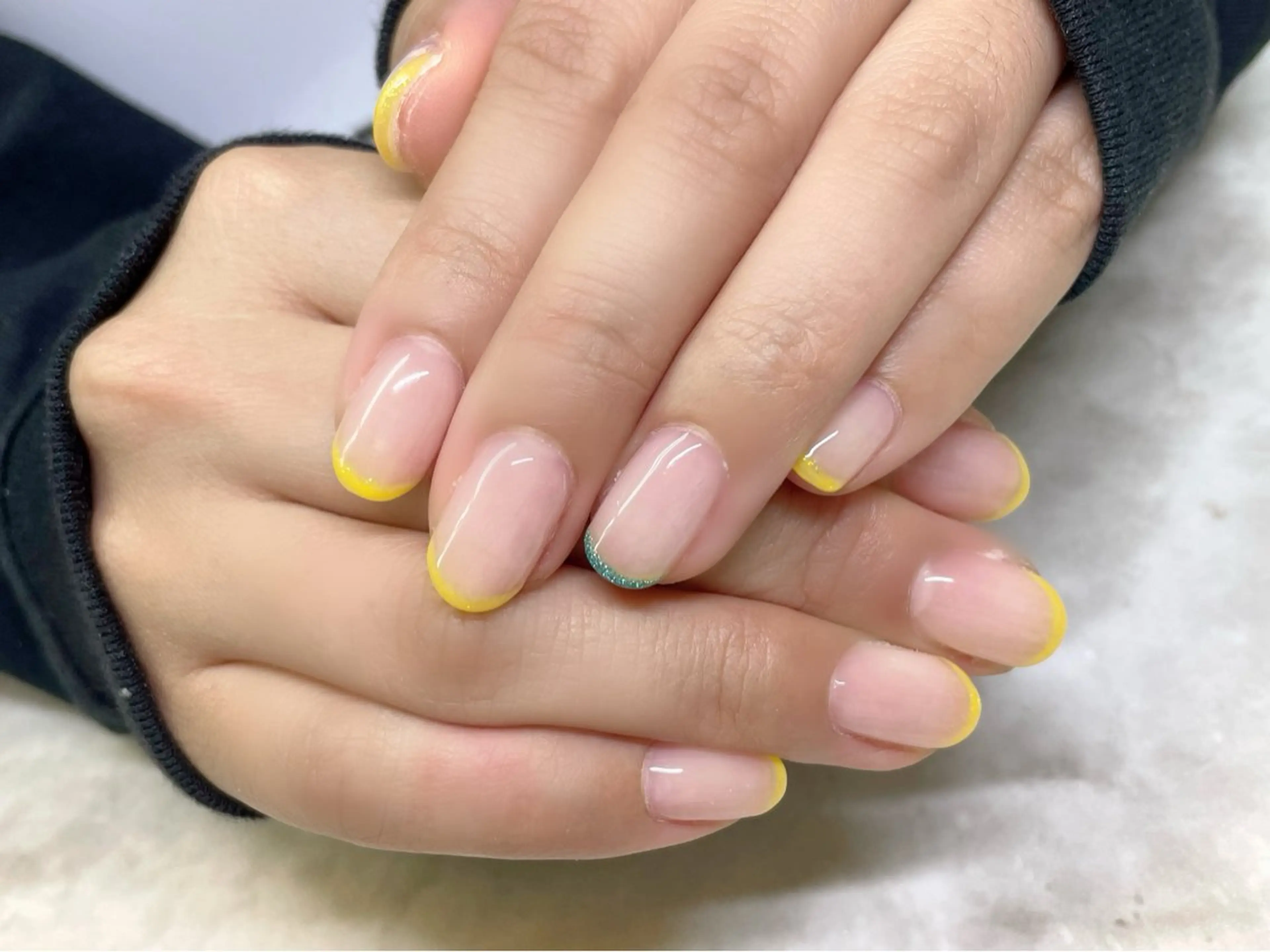 ネイル フレンチネイル ハンドネイル 和歌浦 ちるふぇのネイルデザイン