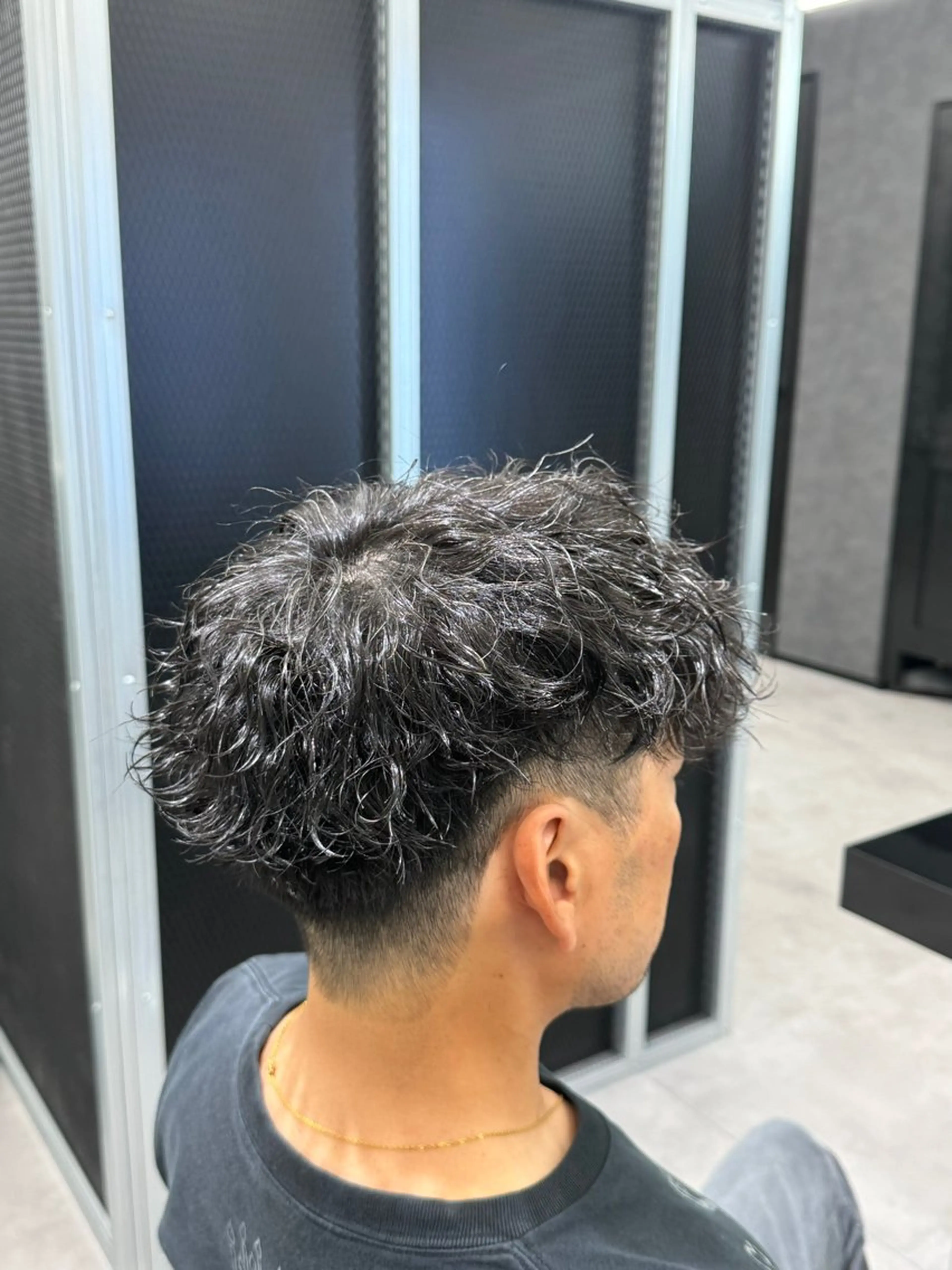 ショート パーマ メンズ カット パーマ men's salon dot.tokyo 町田本店所属・メンズ特化SHION モテ髪作ります💎✨のヘアスタイル