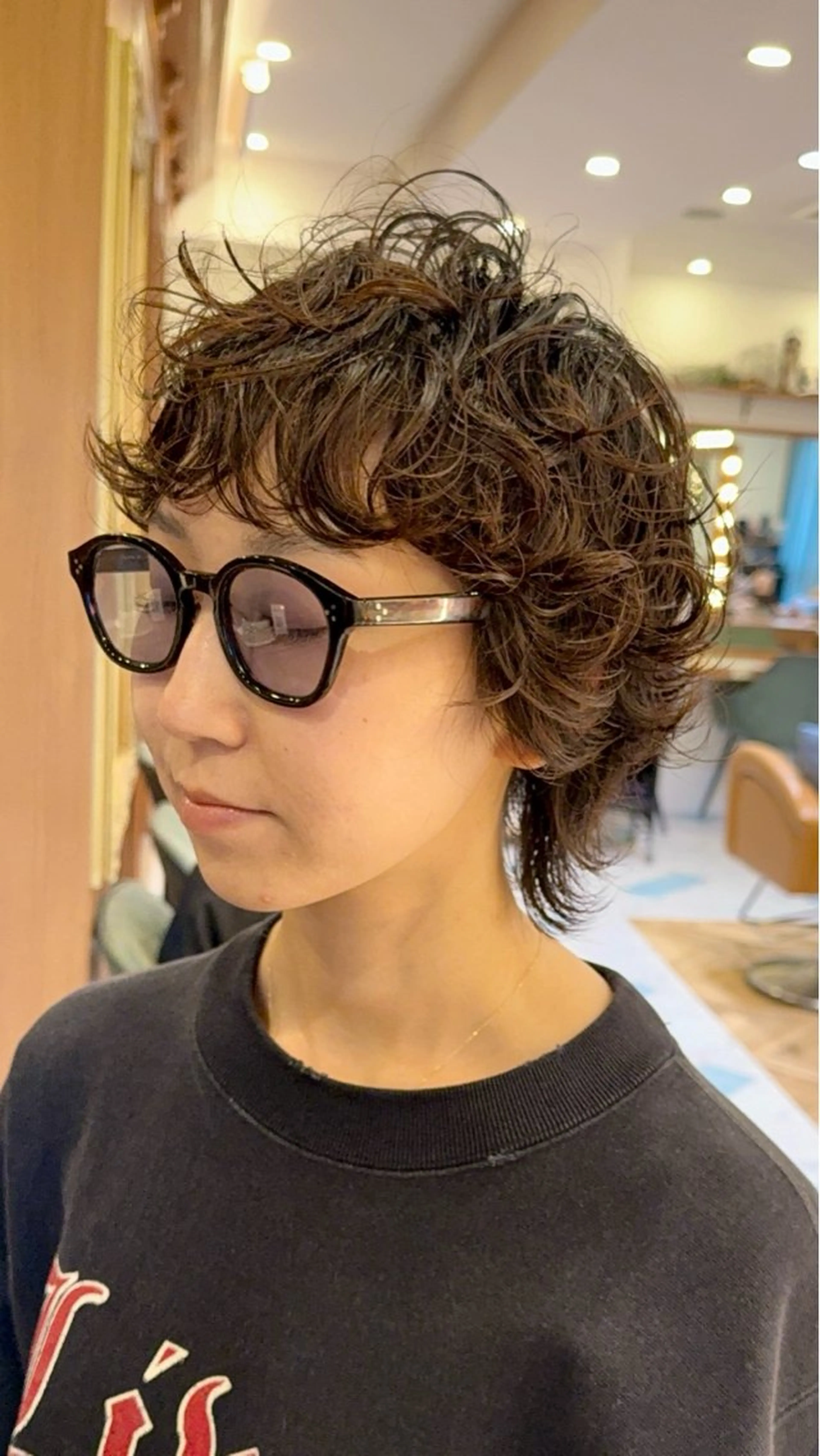 パーマ 🫧ボブ／縮毛矯正／ 韓国／ゆーな🫧のヘアスタイル