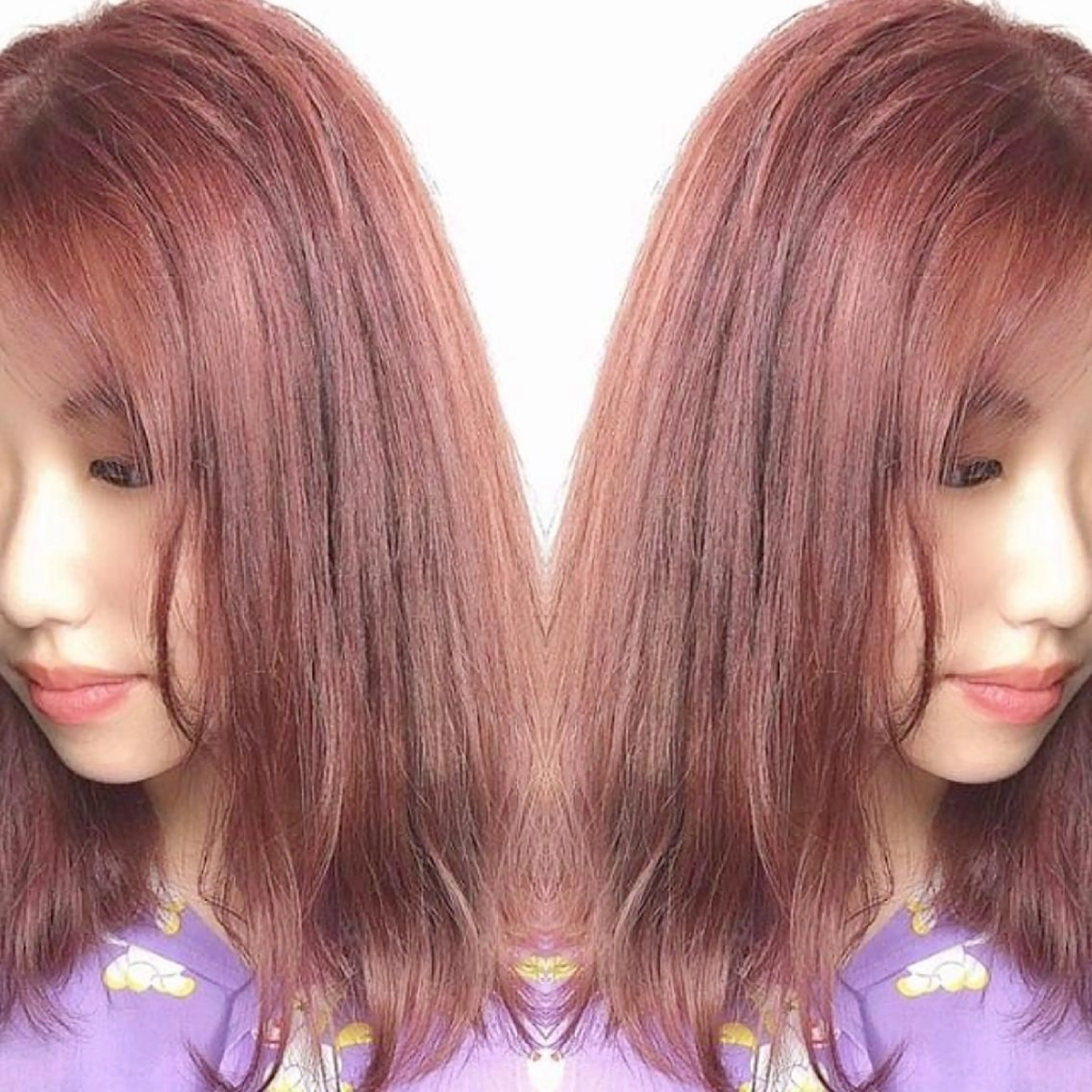 ミディアム カラー ヘアアレンジ ブリーチ ダブルカラー カット ヘアカラー 竹内啓太 ボブのヘアスタイル