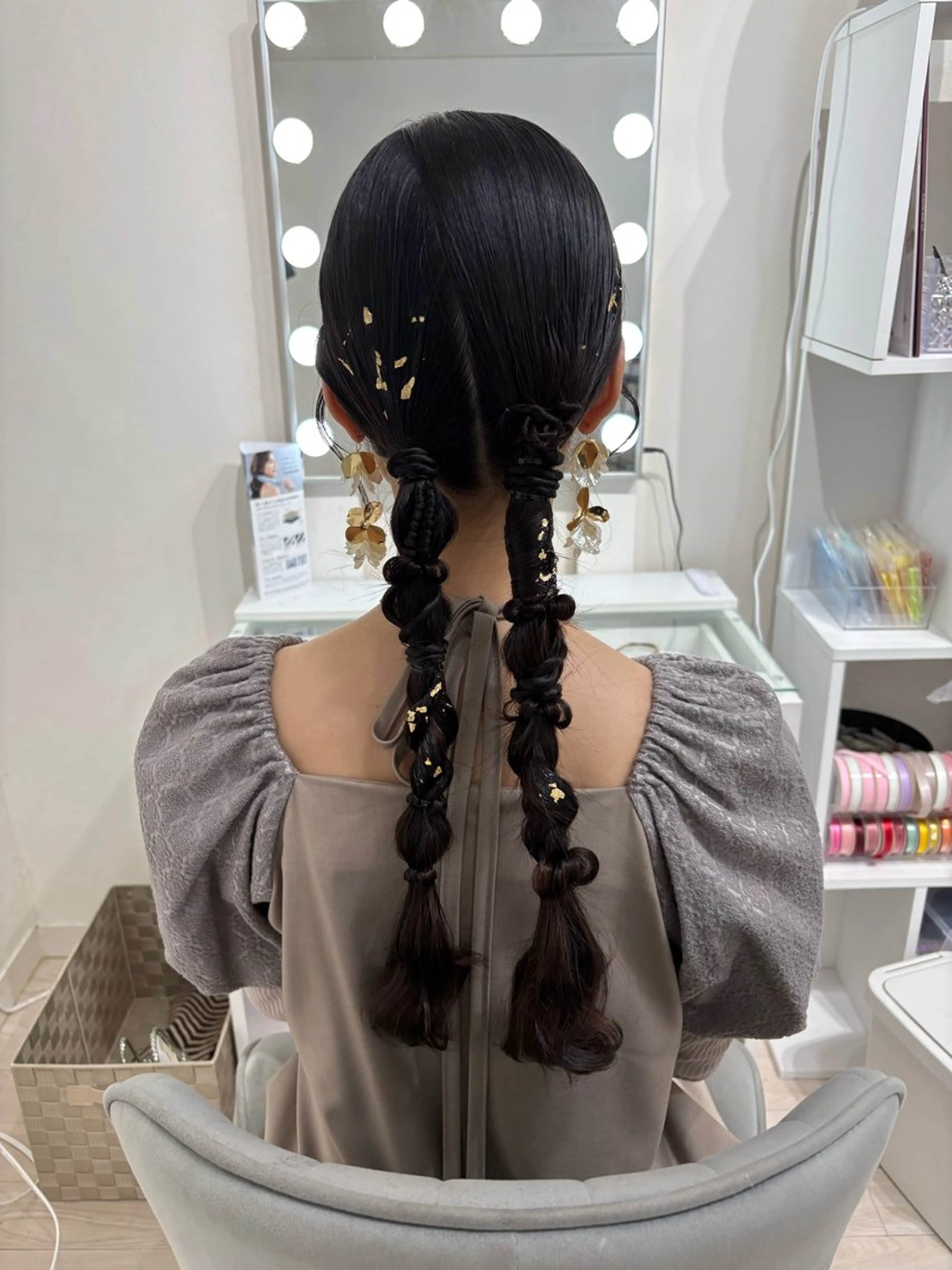 ロング ヘアアレンジ ヘアセット ヘアセットサロン /上坪愛美のヘアスタイル