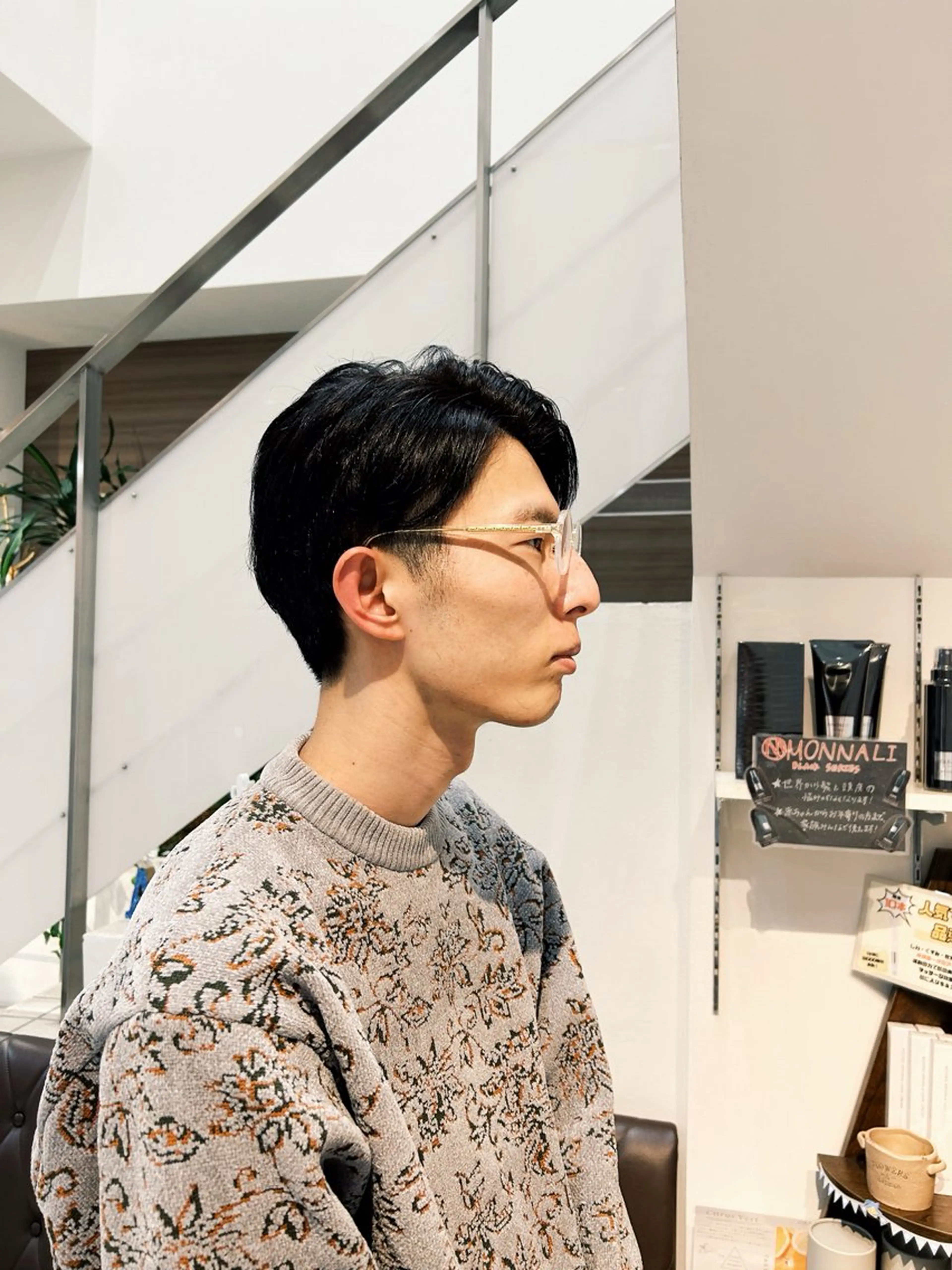 メンズ 🫧透明感イルミナ カラー🫧三浦菜々子のヘアスタイル