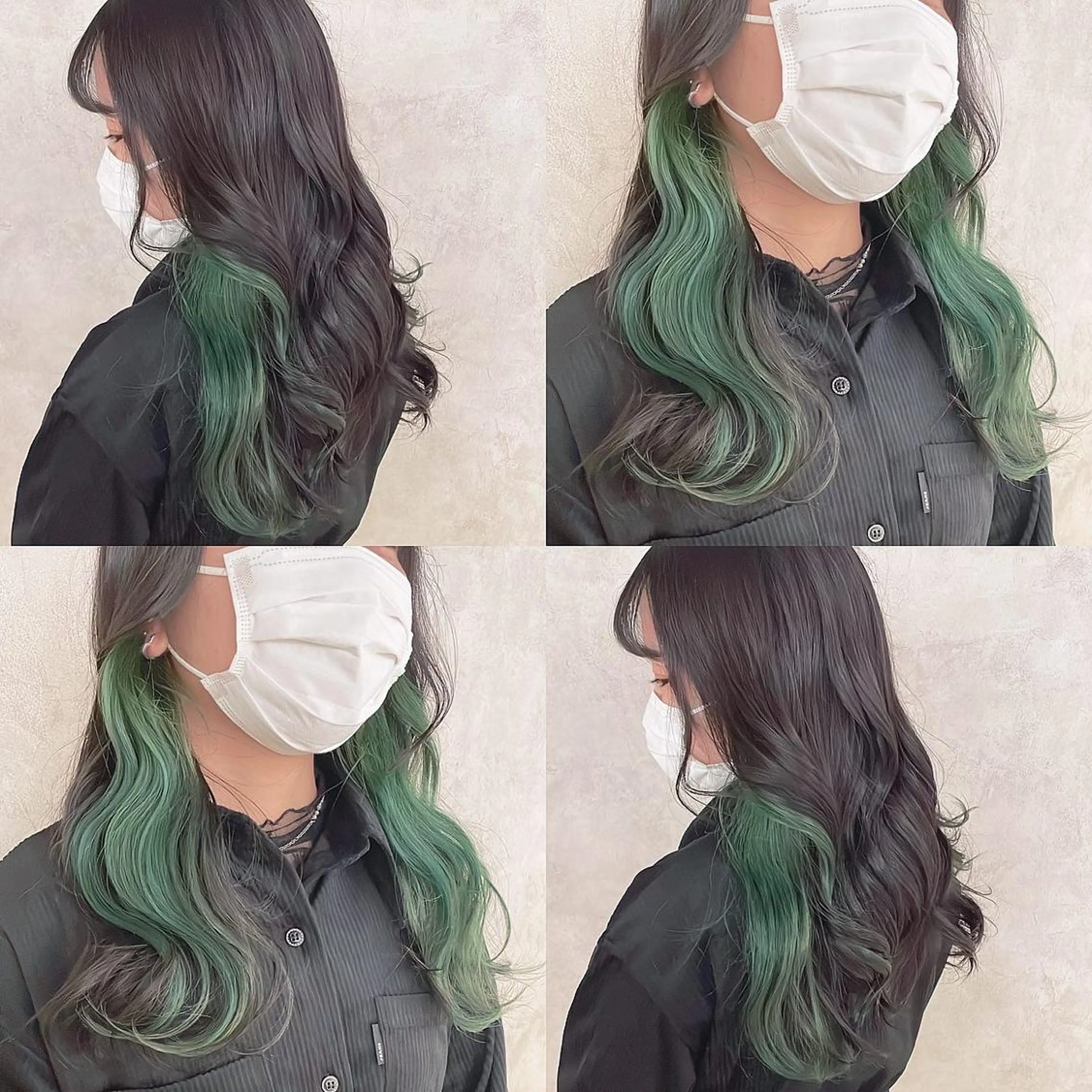 カラー ヘアカラー トリートメント 渋谷:インナーカラー ／🍒エリカ🍒のヘアスタイル