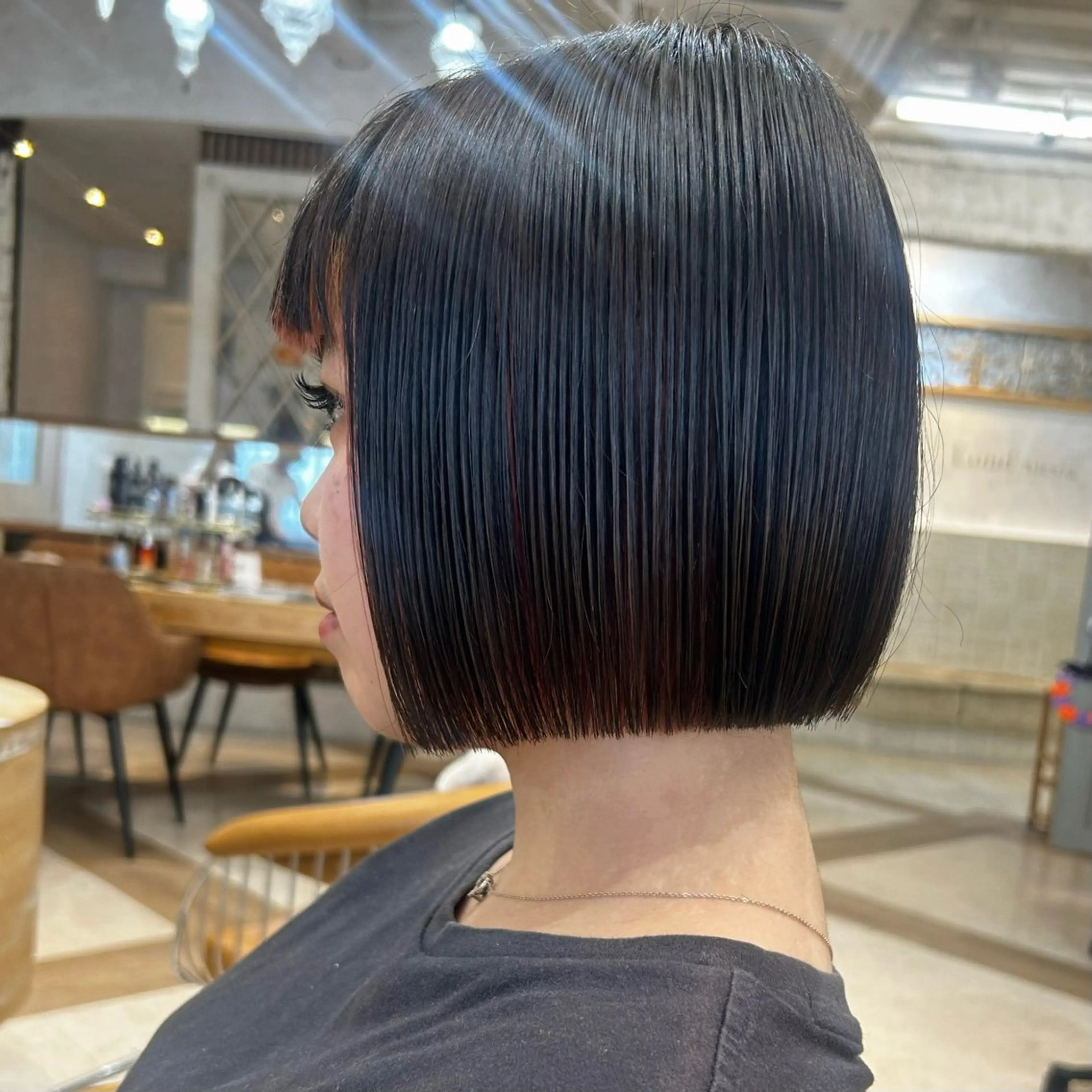 ショート カラー カット ヘアカラー 艶カラー/ボブ /似合わせ/田口愛那のヘアスタイル