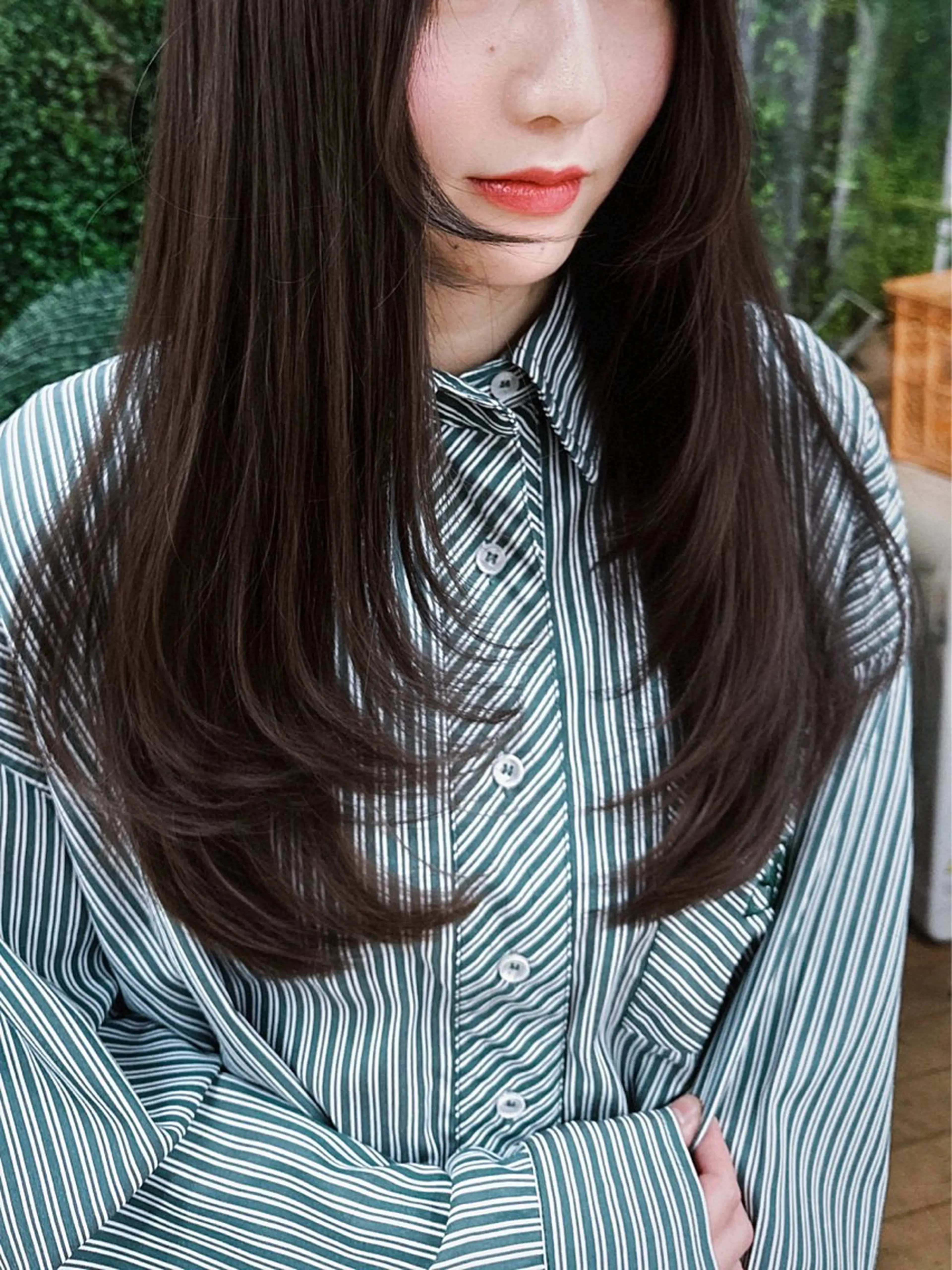 ロング カラー Pocket仙台 💚モエリのヘアスタイル