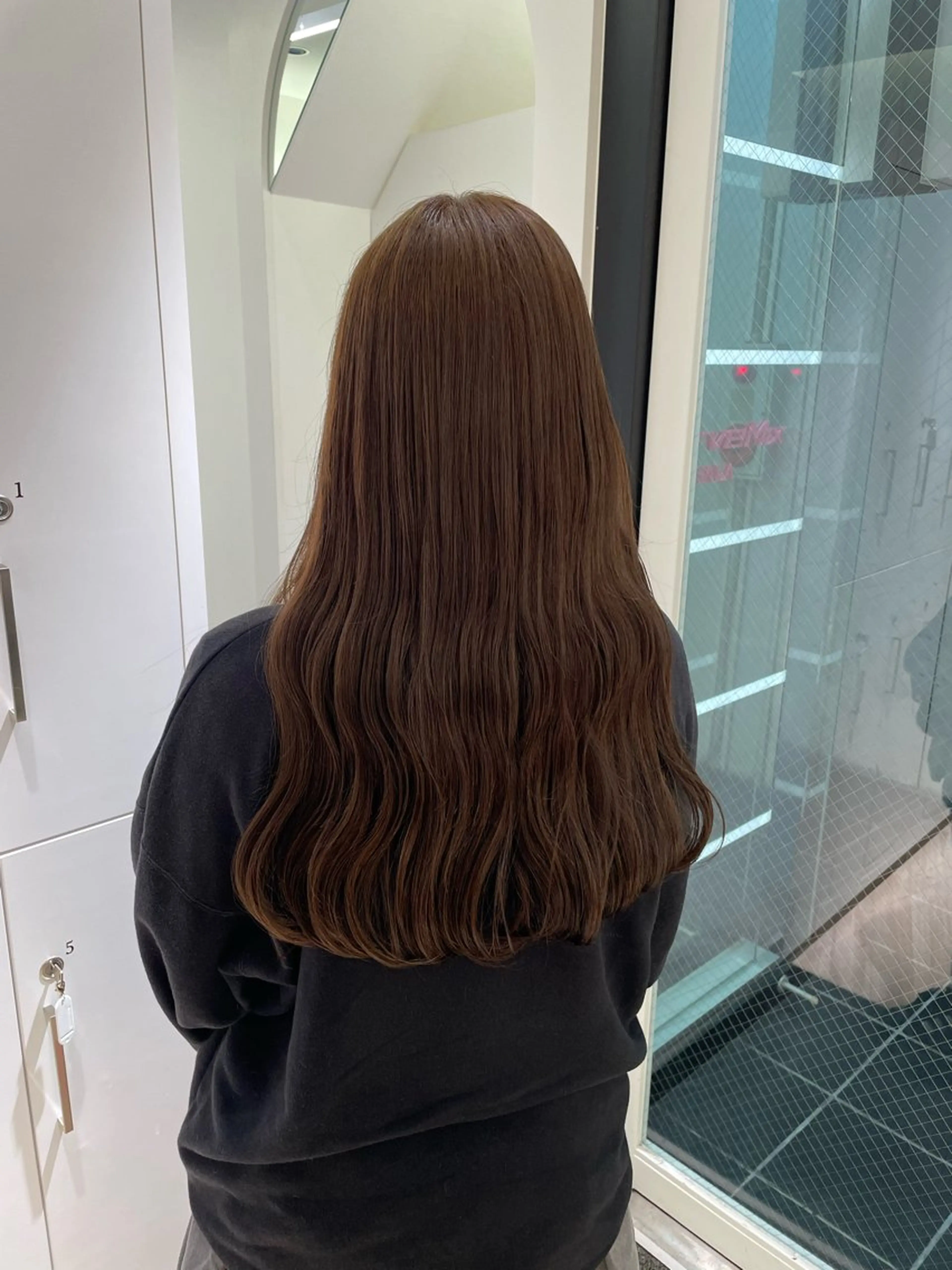 セミロング カラー Parve Mix /頓宮 稚愛🤍のヘアスタイル