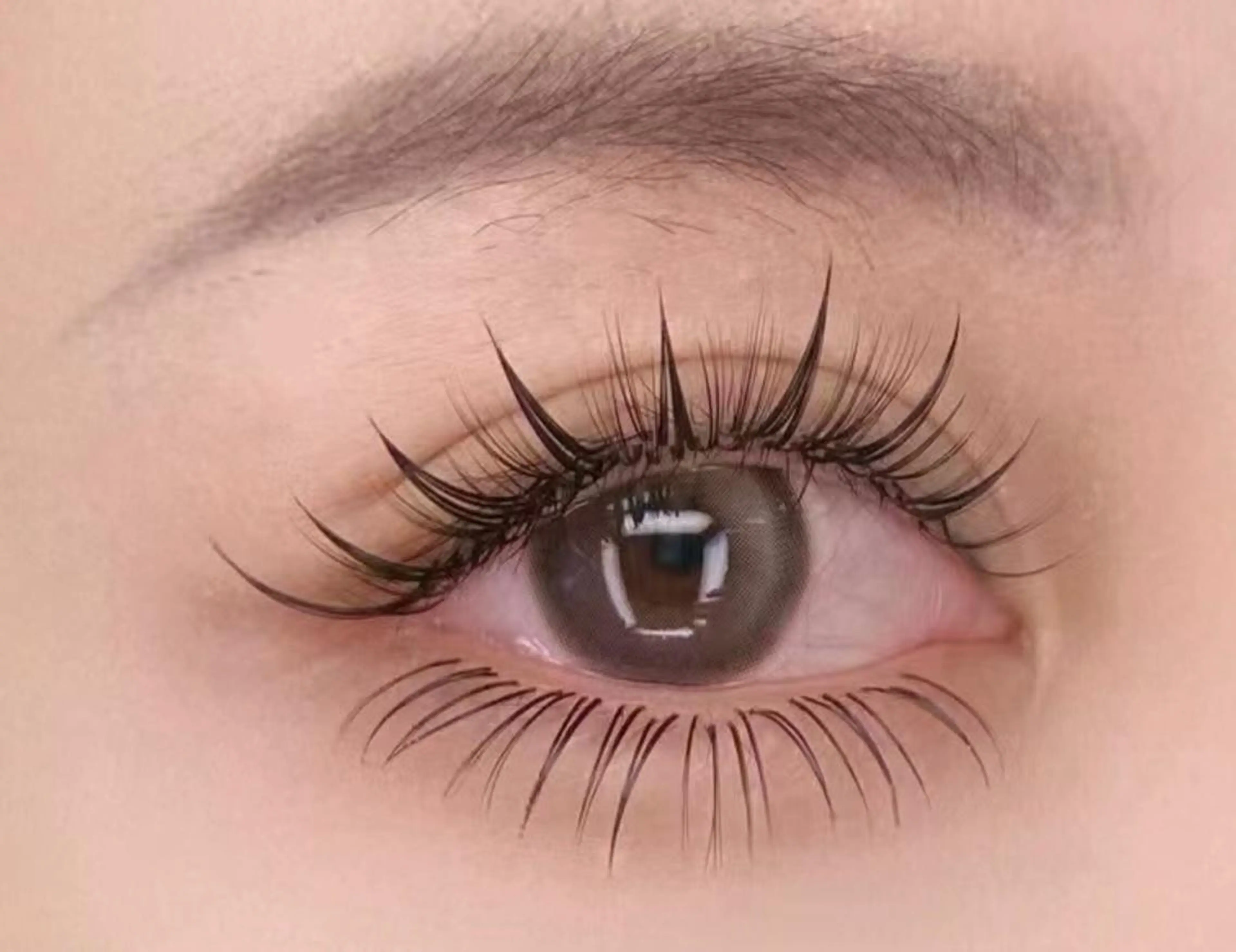 束感ワンホンまつエク最大600 本まで+下付け放題 ¥ 9900の写真