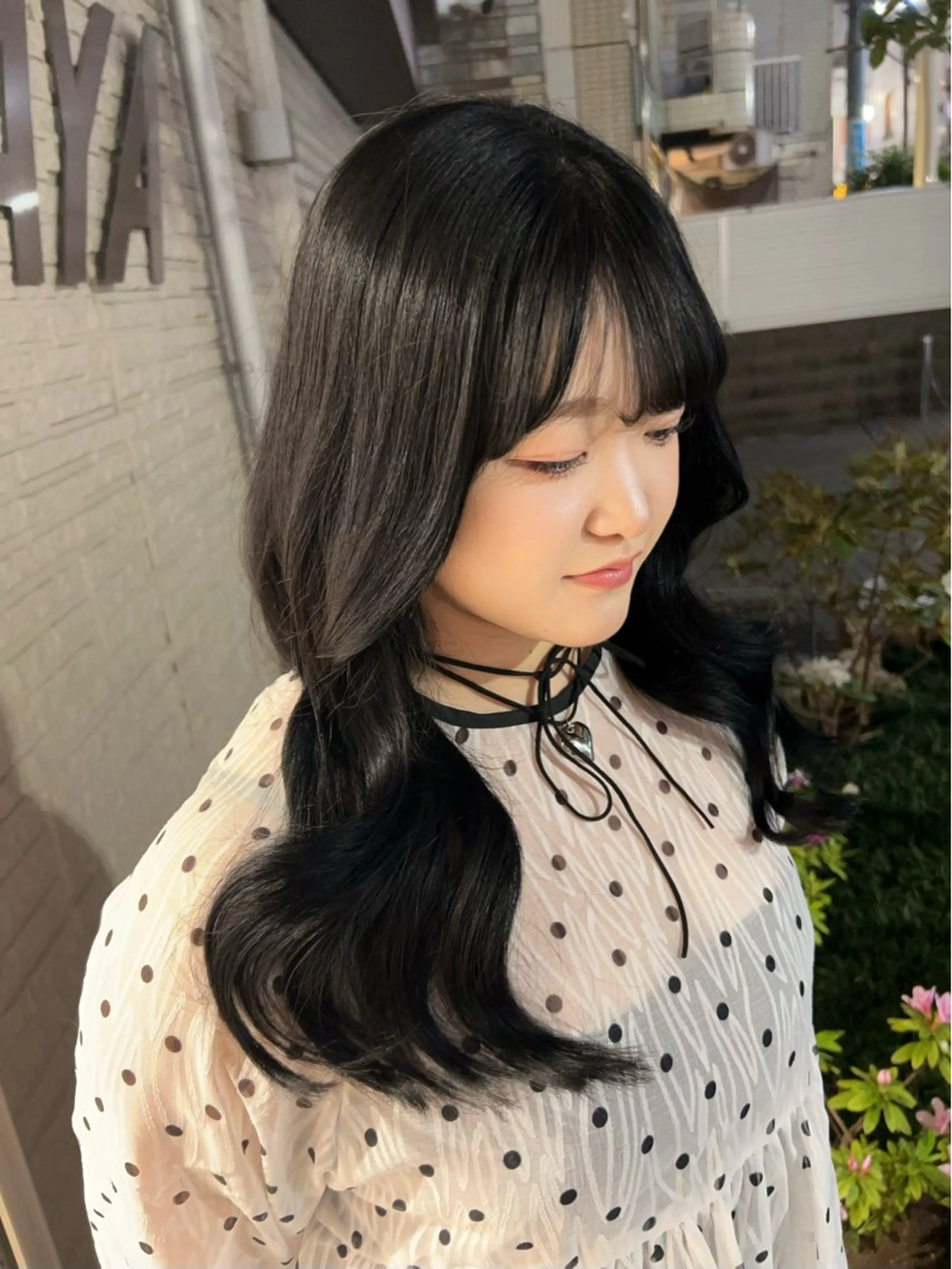 カラー 三富 陽菜のヘアスタイル