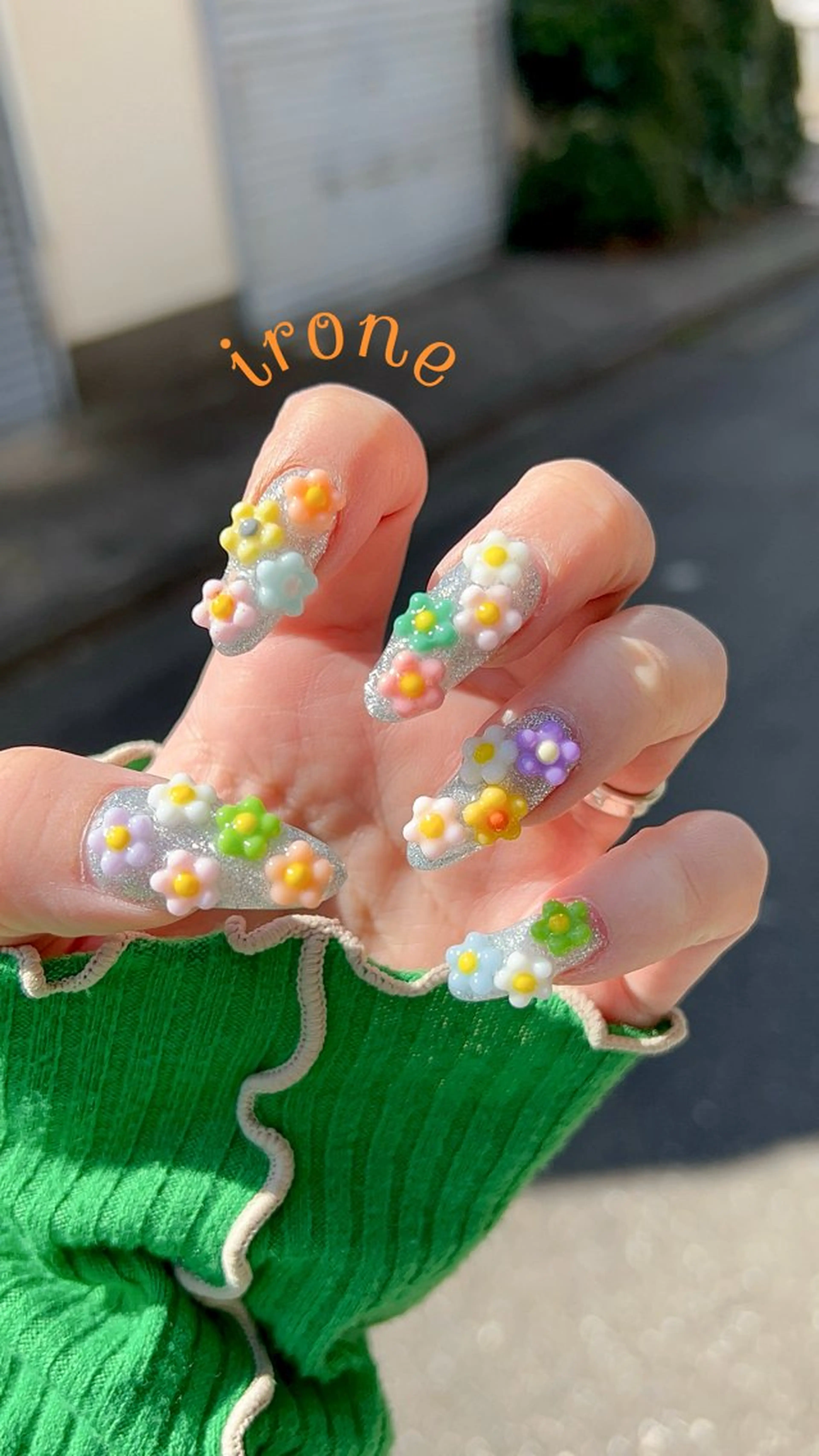 ネイル スカルプネイル 小さなサロン ironeのネイルデザイン