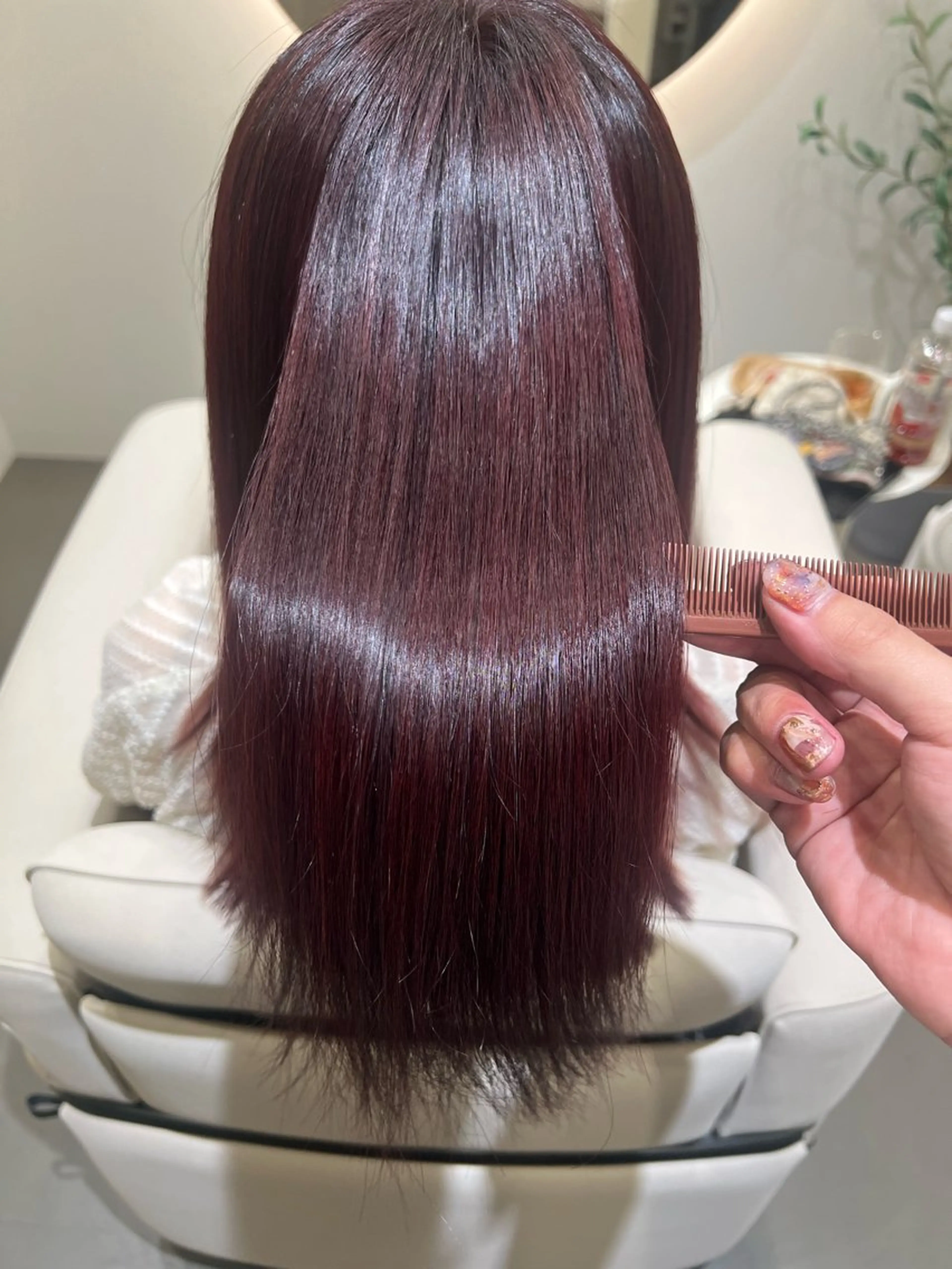 《✨カラー✨ 》艶々カラー＋髪質改善トリートメントの写真