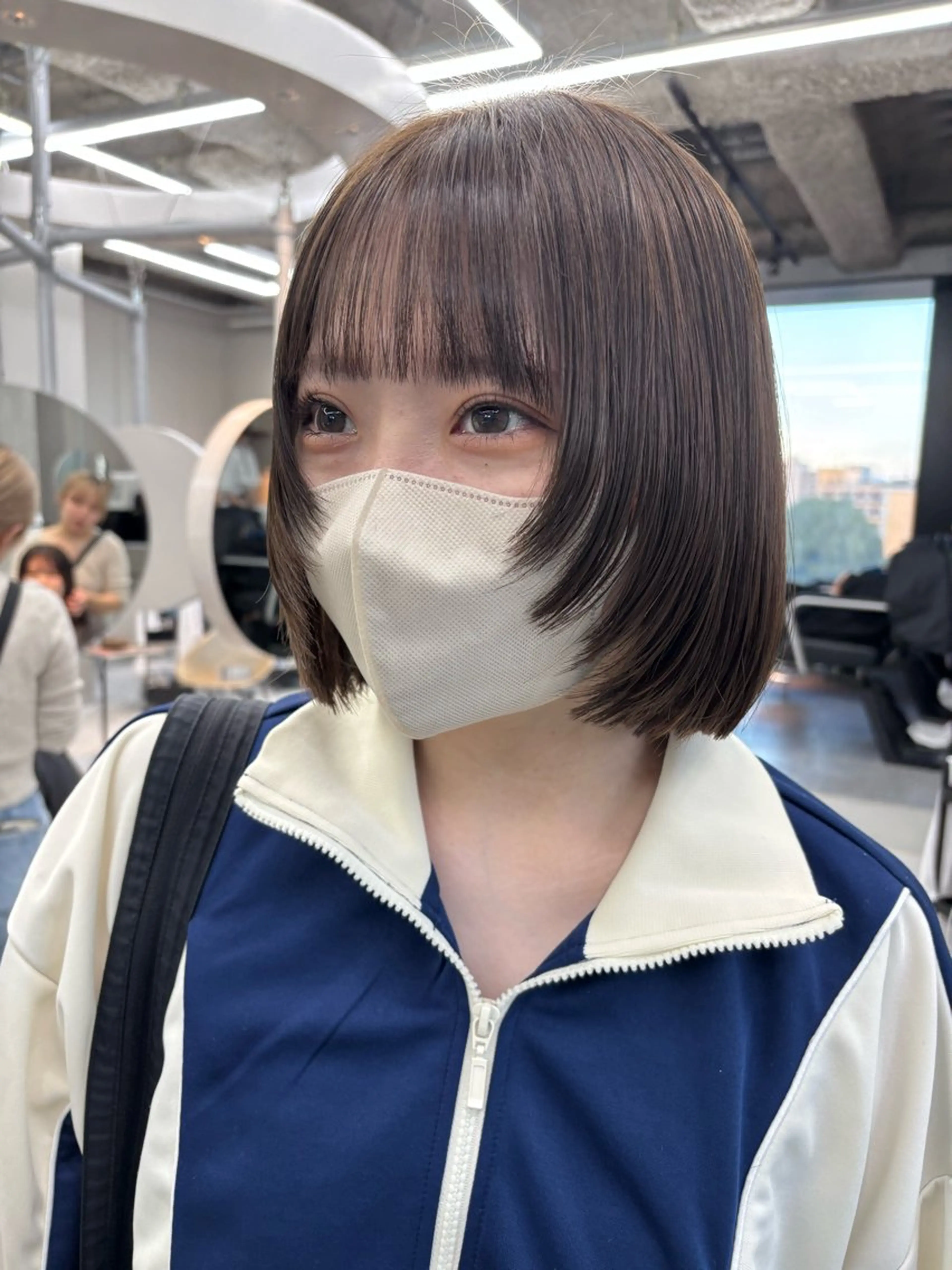 ショート 顔周りカット レイヤーカット kurune fuyuのヘアスタイル