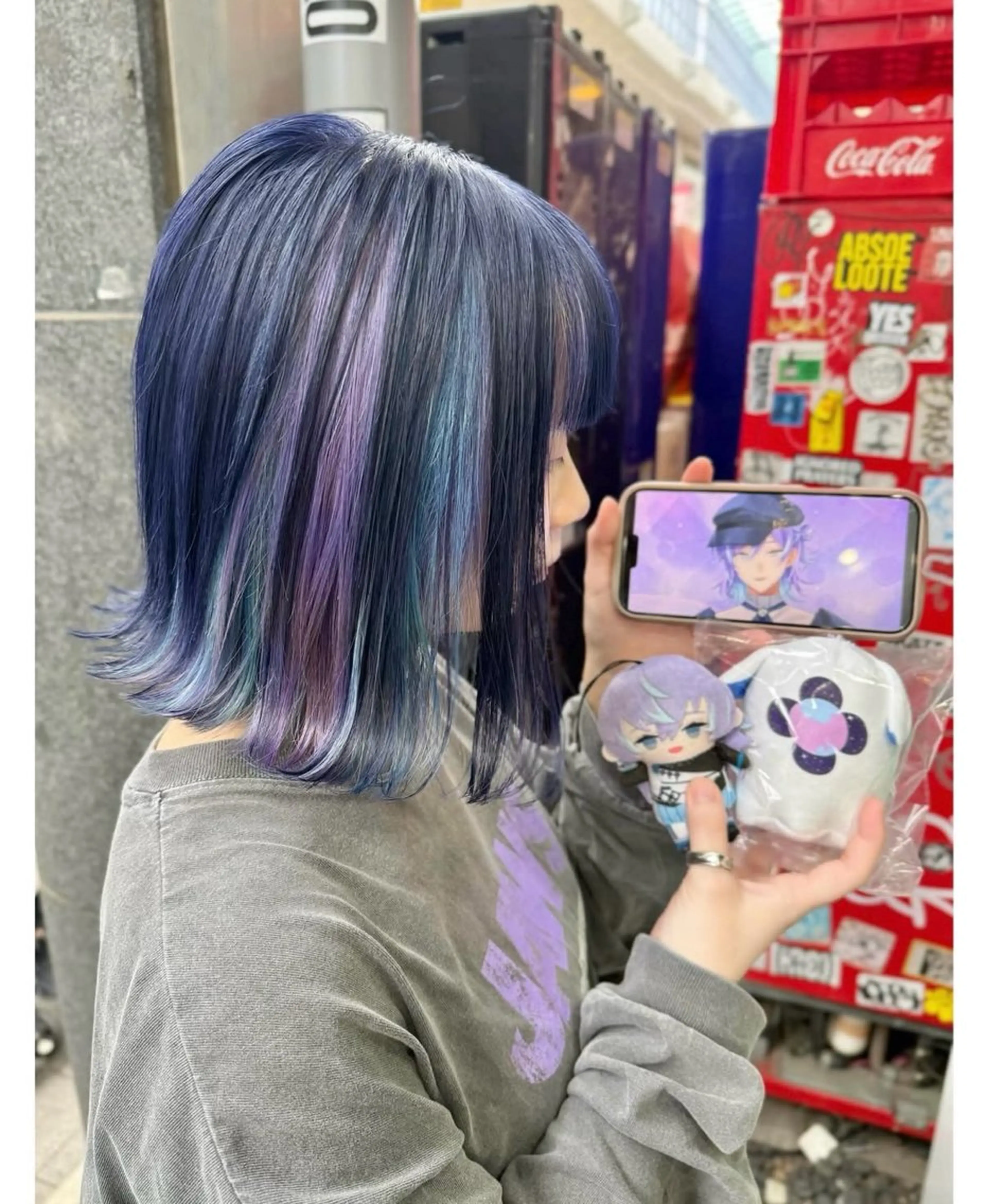 ショート カラー ユニコーンカラー ヘアカラー GARU-ガル-所属・TSUNO🦖 派手髪/オタク美容師のヘアスタイル