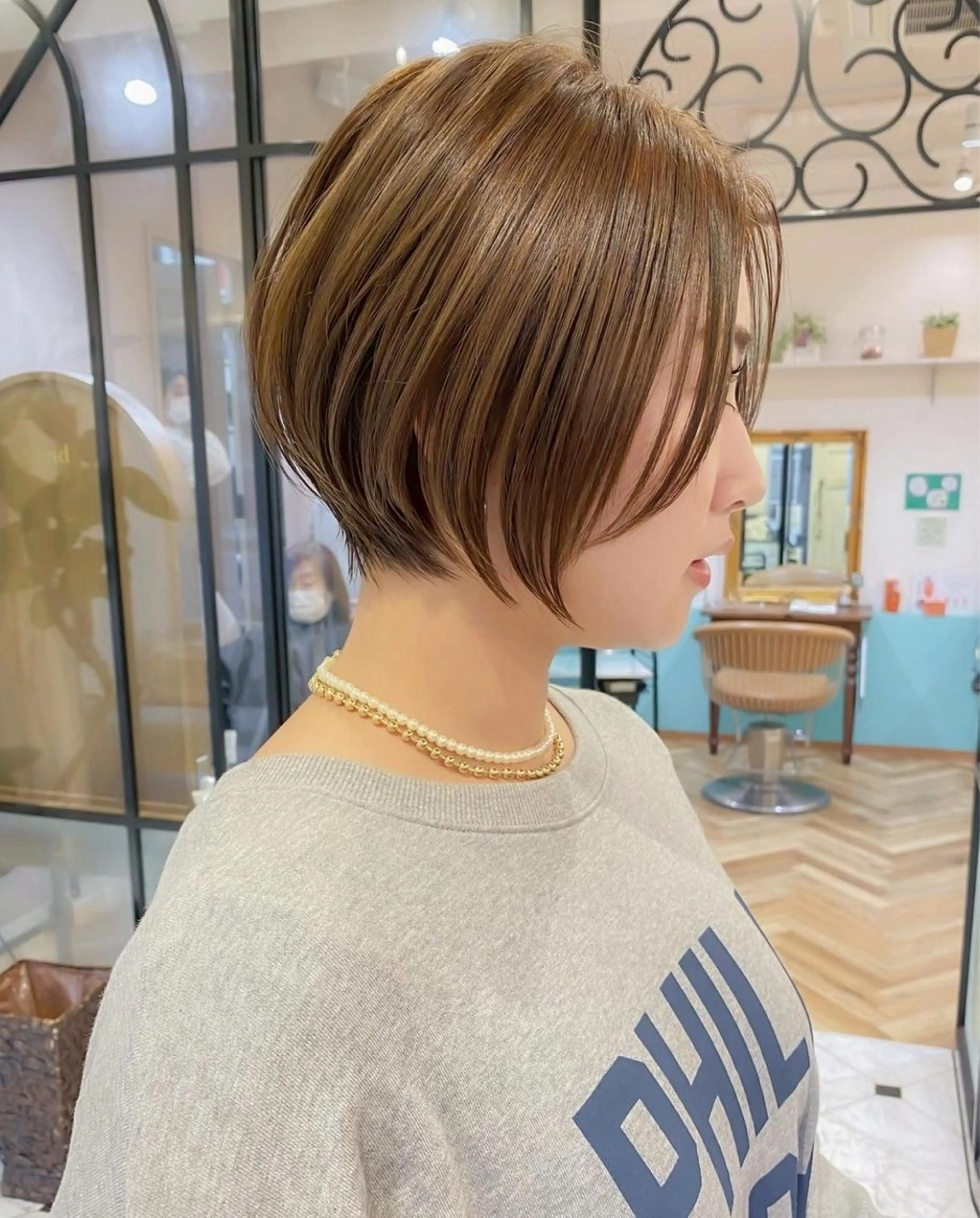 ショート カラー ヘアアレンジ 久米 春輝のヘアスタイル