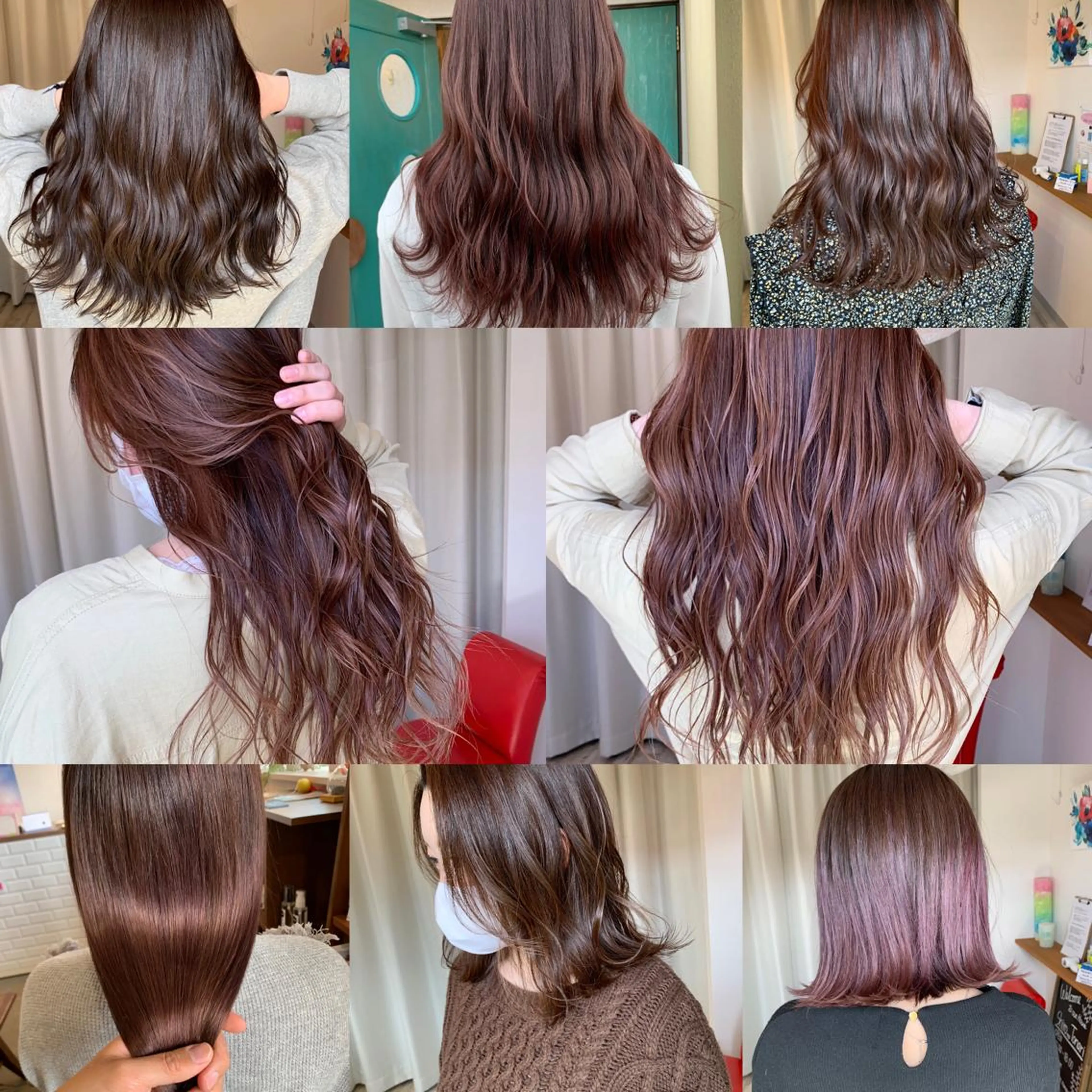 ミディアム カット ヘアカラー yoshihara yuukiのヘアスタイル