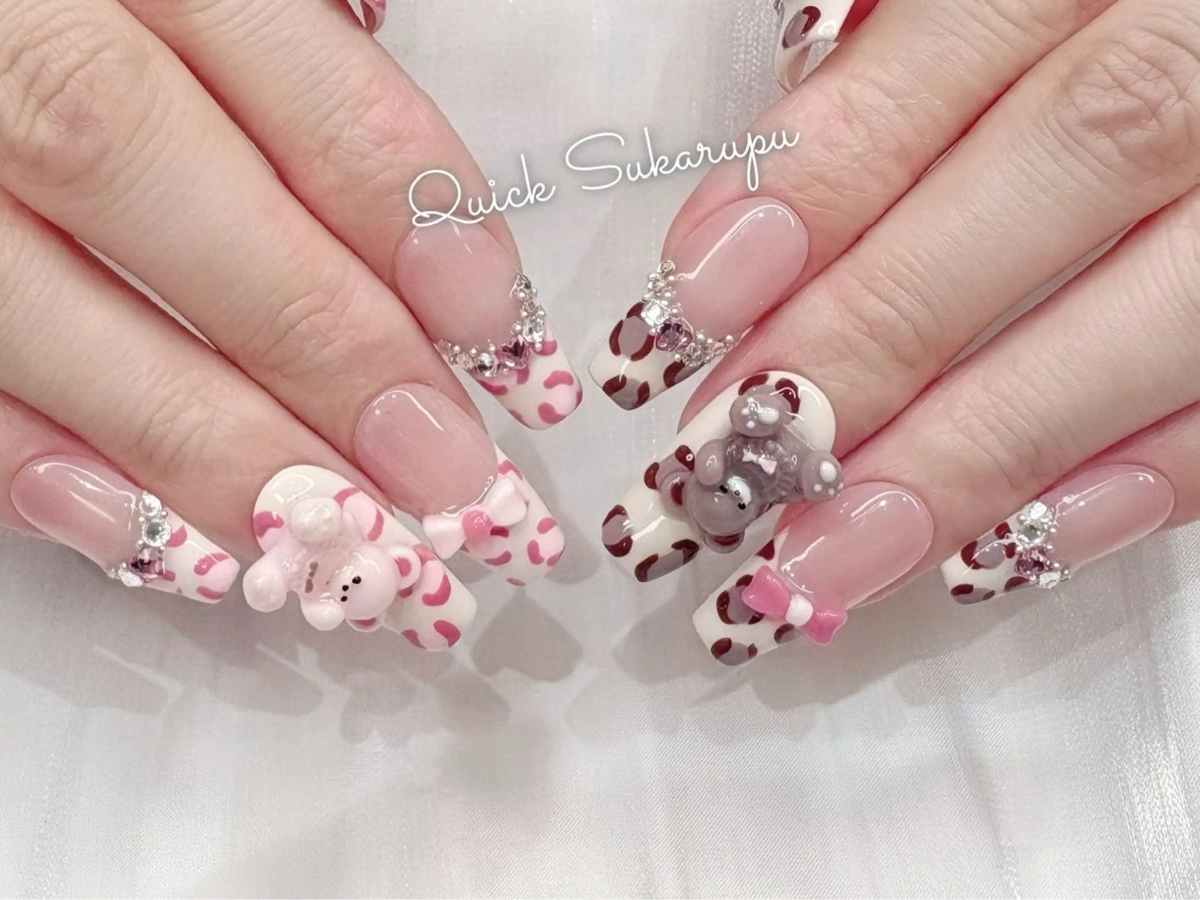 ロング Quick Sukarupuのネイルデザイン