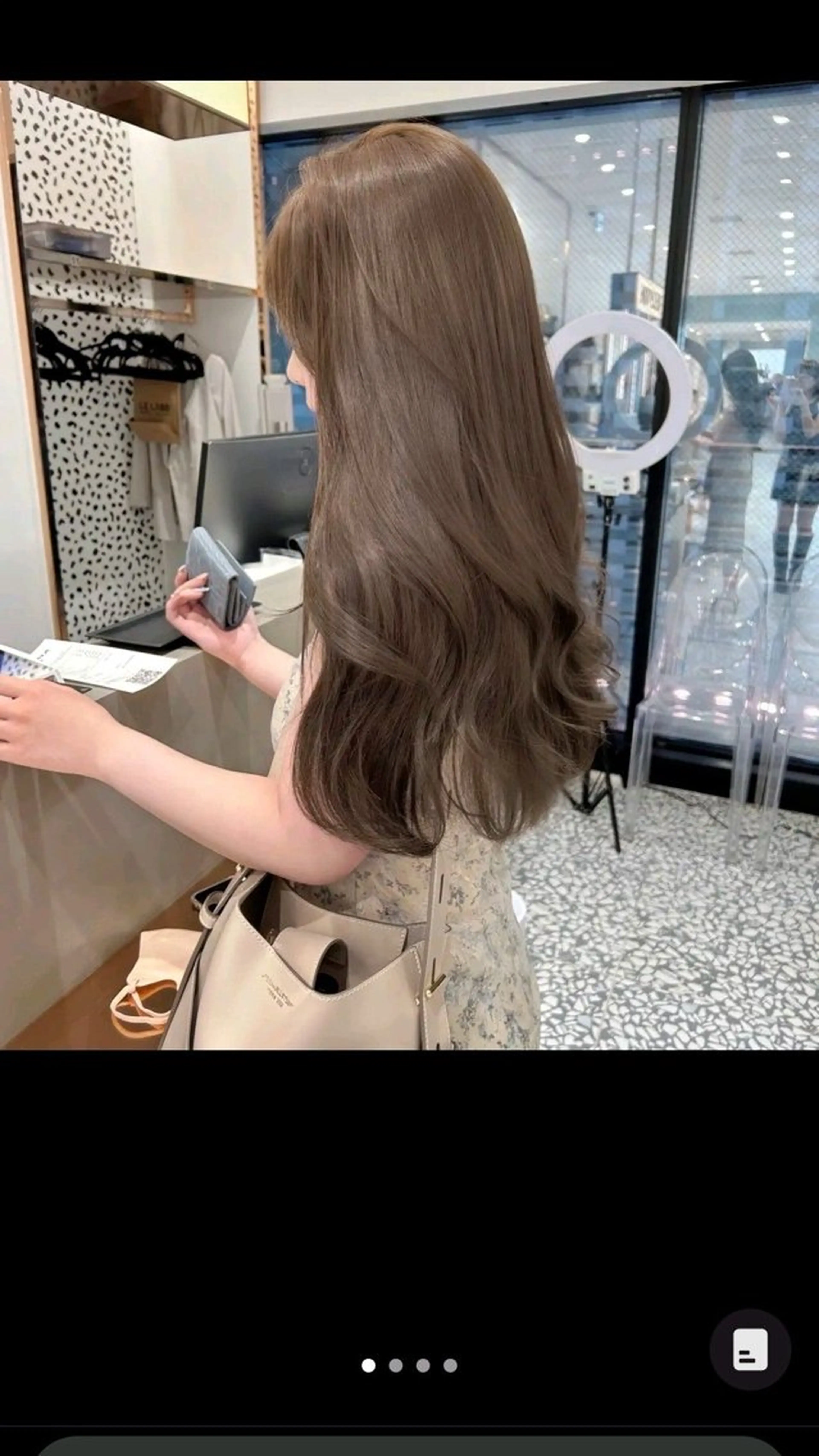 ロング カラー ナック梅田店 毛利 愛リタッチカラー募集のヘアスタイル