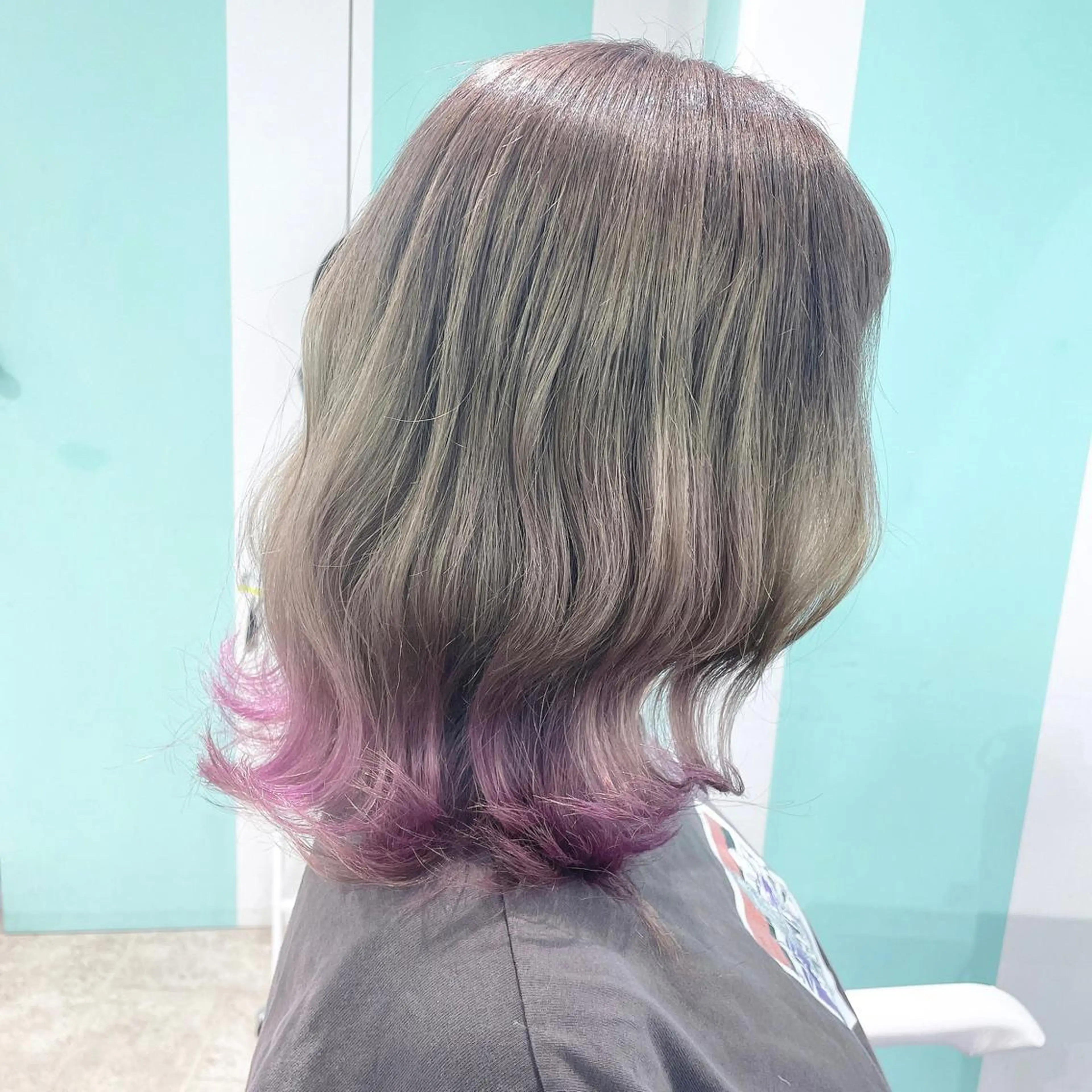 ミディアム カラー ヘアカラー 高橋 奈津沙のヘアスタイル