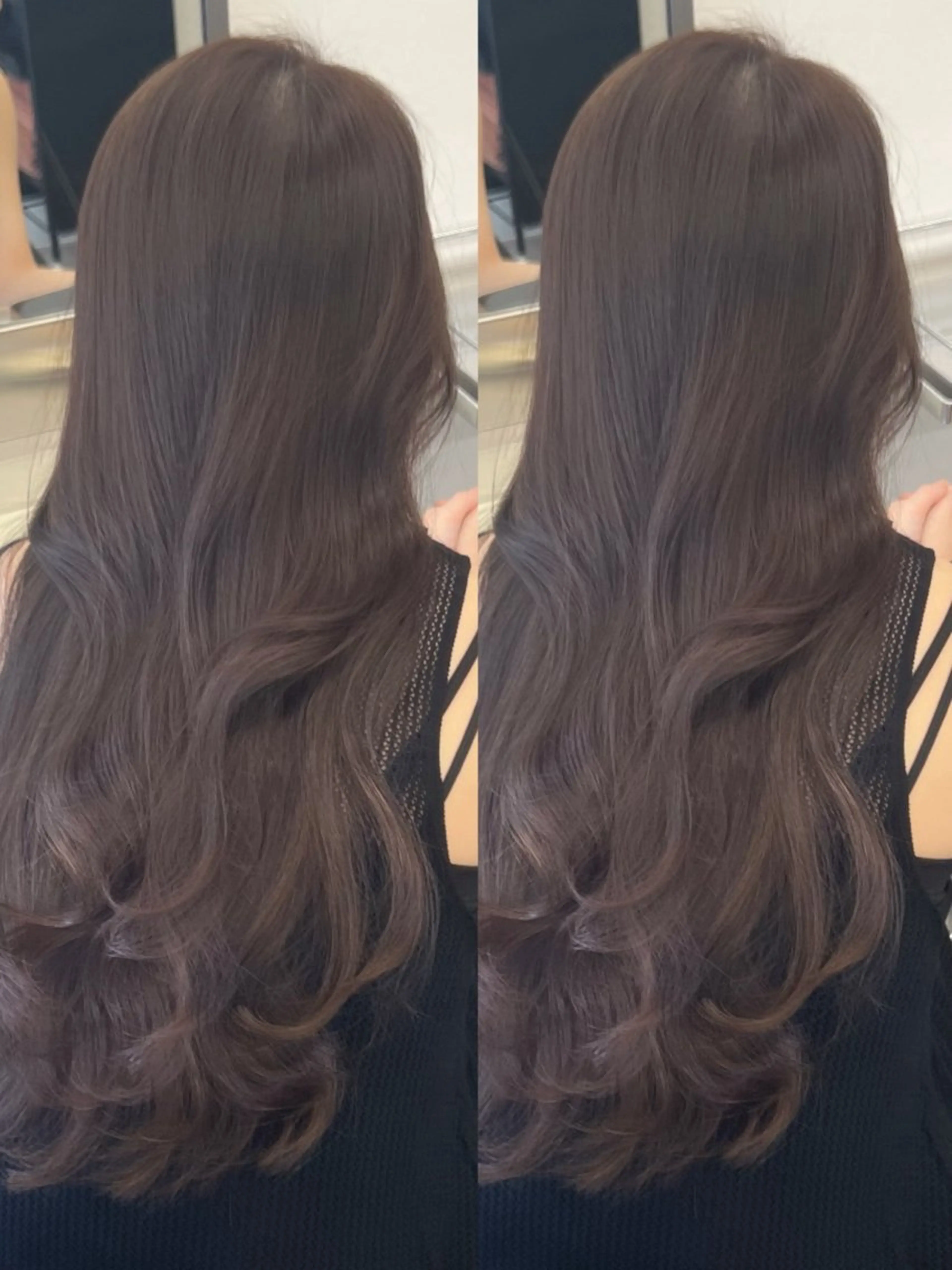 ロング カラー カット ヘアカラー エクステ 艶髪／シールエクステ 🌻ノゾミ🌻のヘアスタイル