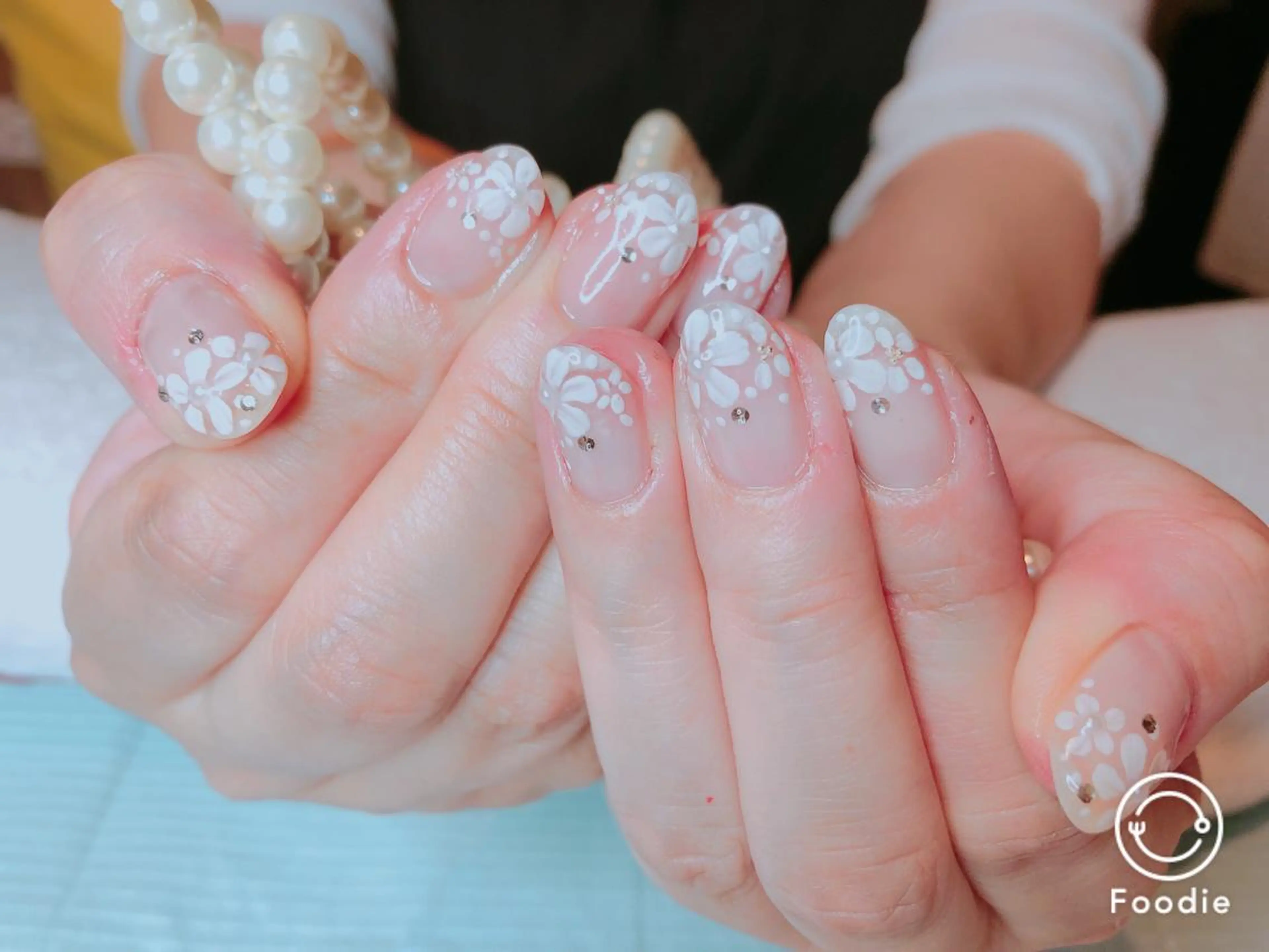 ミディアム ネイル 長さ出し専門 nynaのネイルデザイン