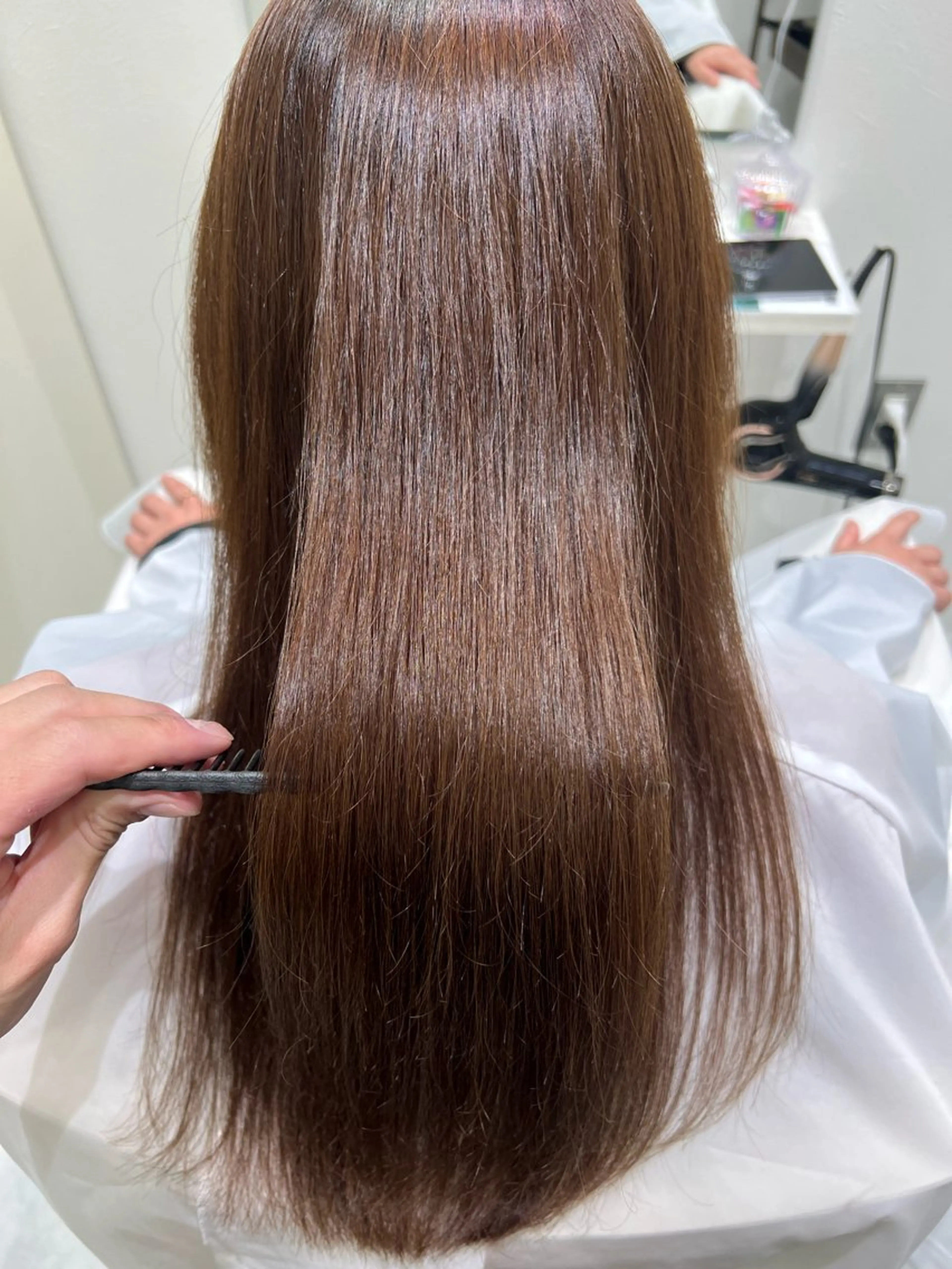 【髪質改善】カット+酸性ストレート+美髪再生トリートメント(オッジorバイカルテ)の写真