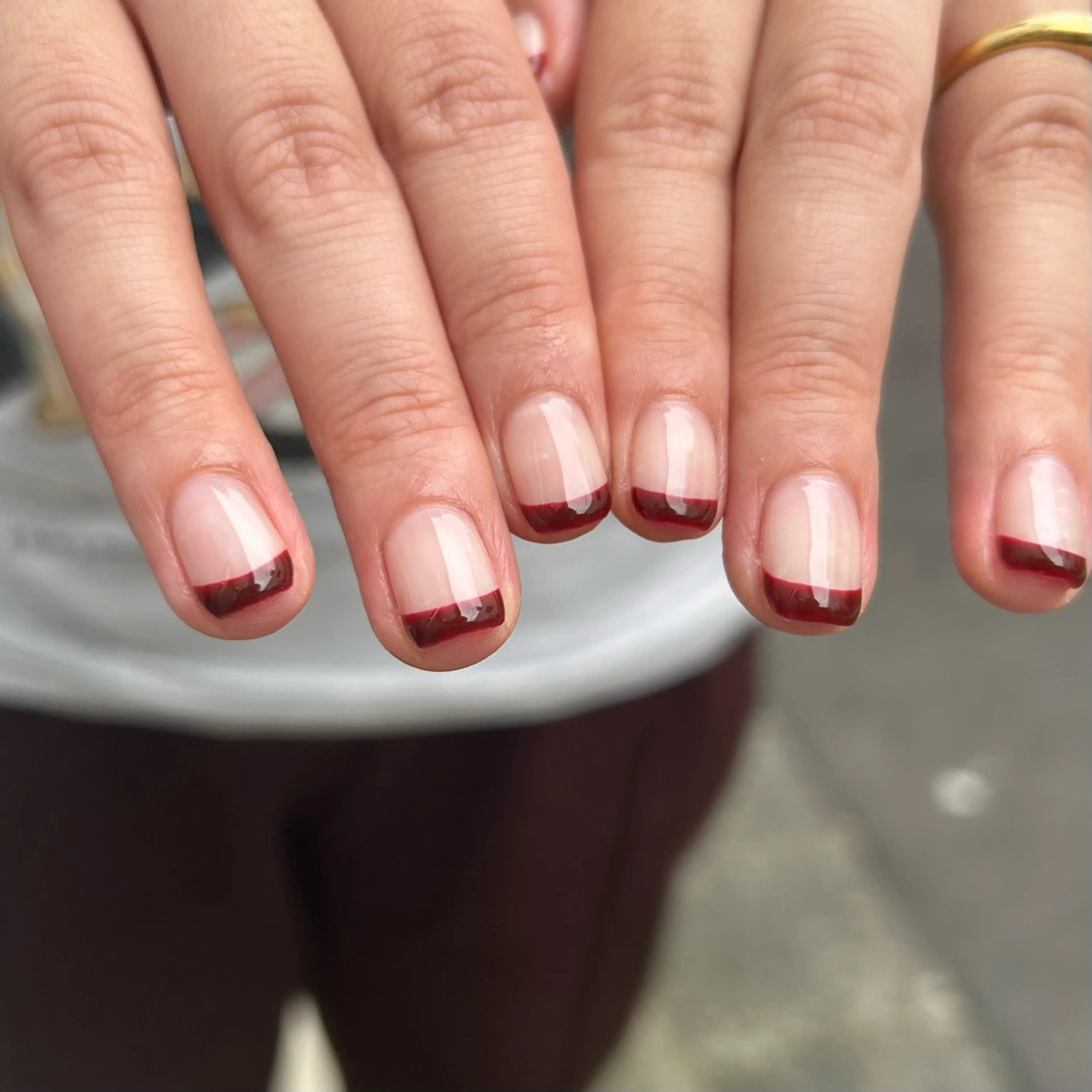 ネイル フレンチネイル Yumi 広尾→銀座のネイルデザイン