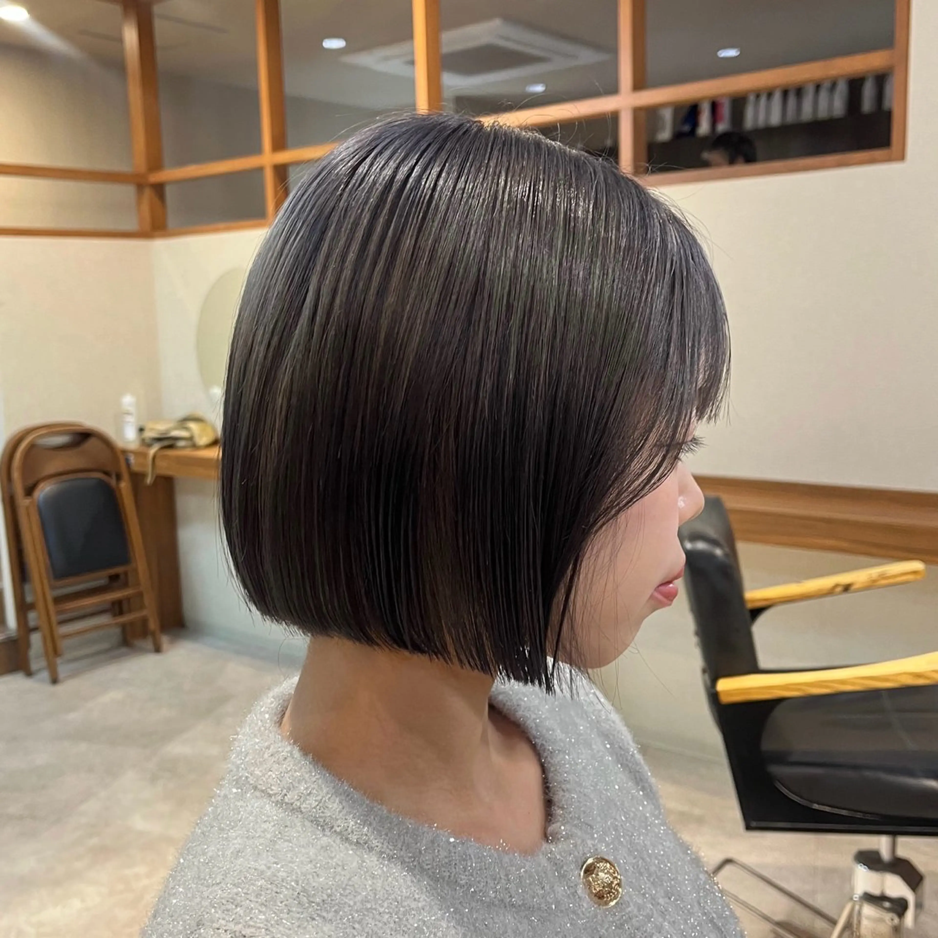 ショート カラー グレージュ ラベンダーカラー カット ヘアカラー EIGHT/ satone🩵のヘアスタイル