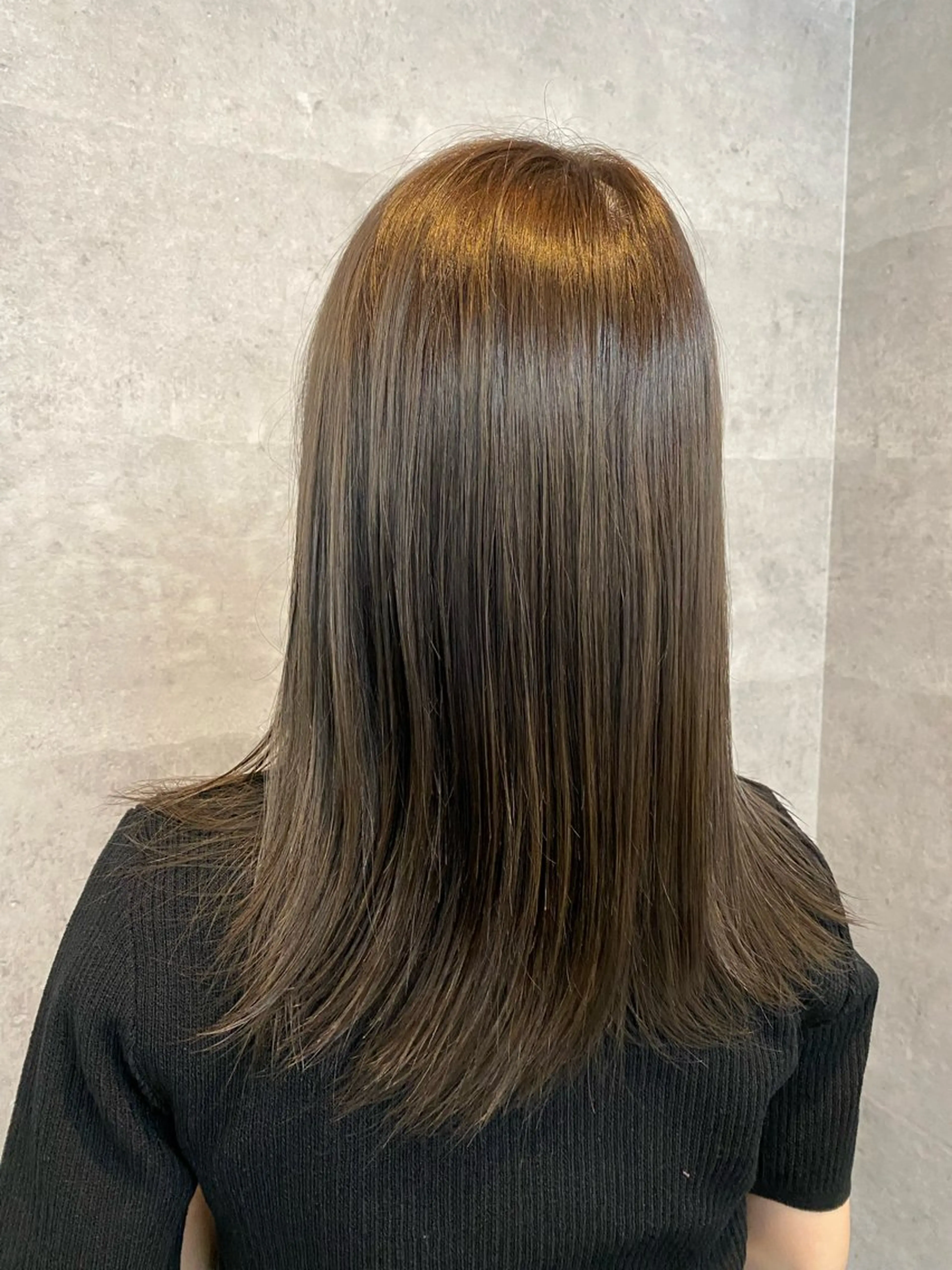 ミディアム _WHITE 高槻店 平野湧人　/髪質改善のヘアスタイル