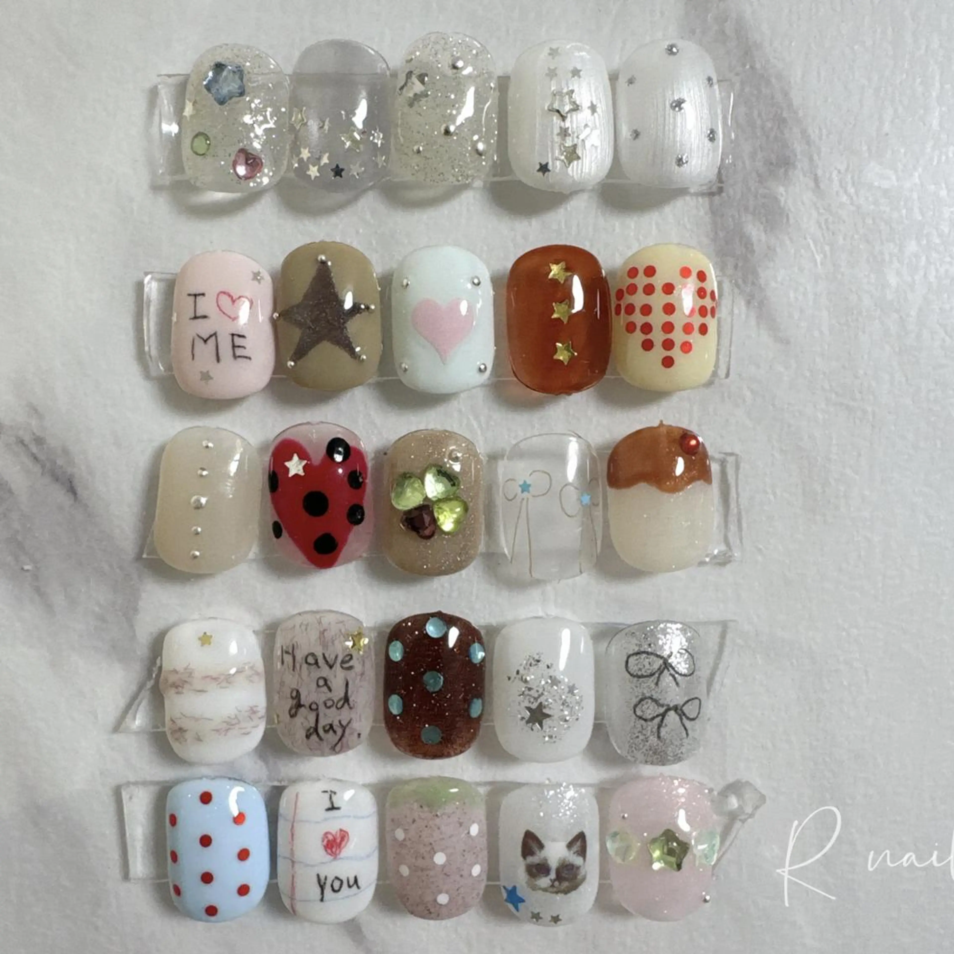 マグネットorフラッシュ+sns流行アート2本の写真