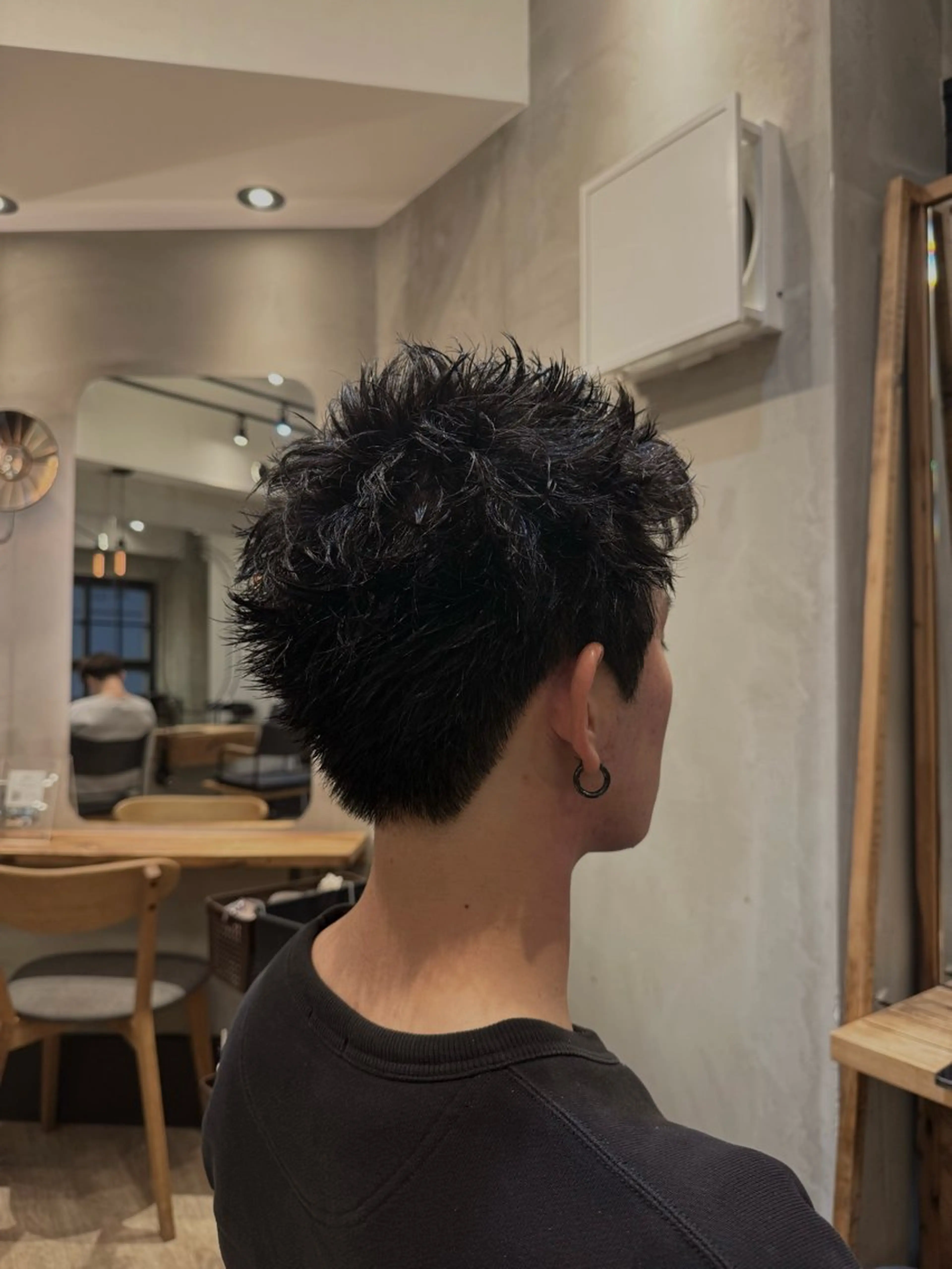 メンズ シャドウパーマ/新宿 /女子パーマ/和真のヘアスタイル