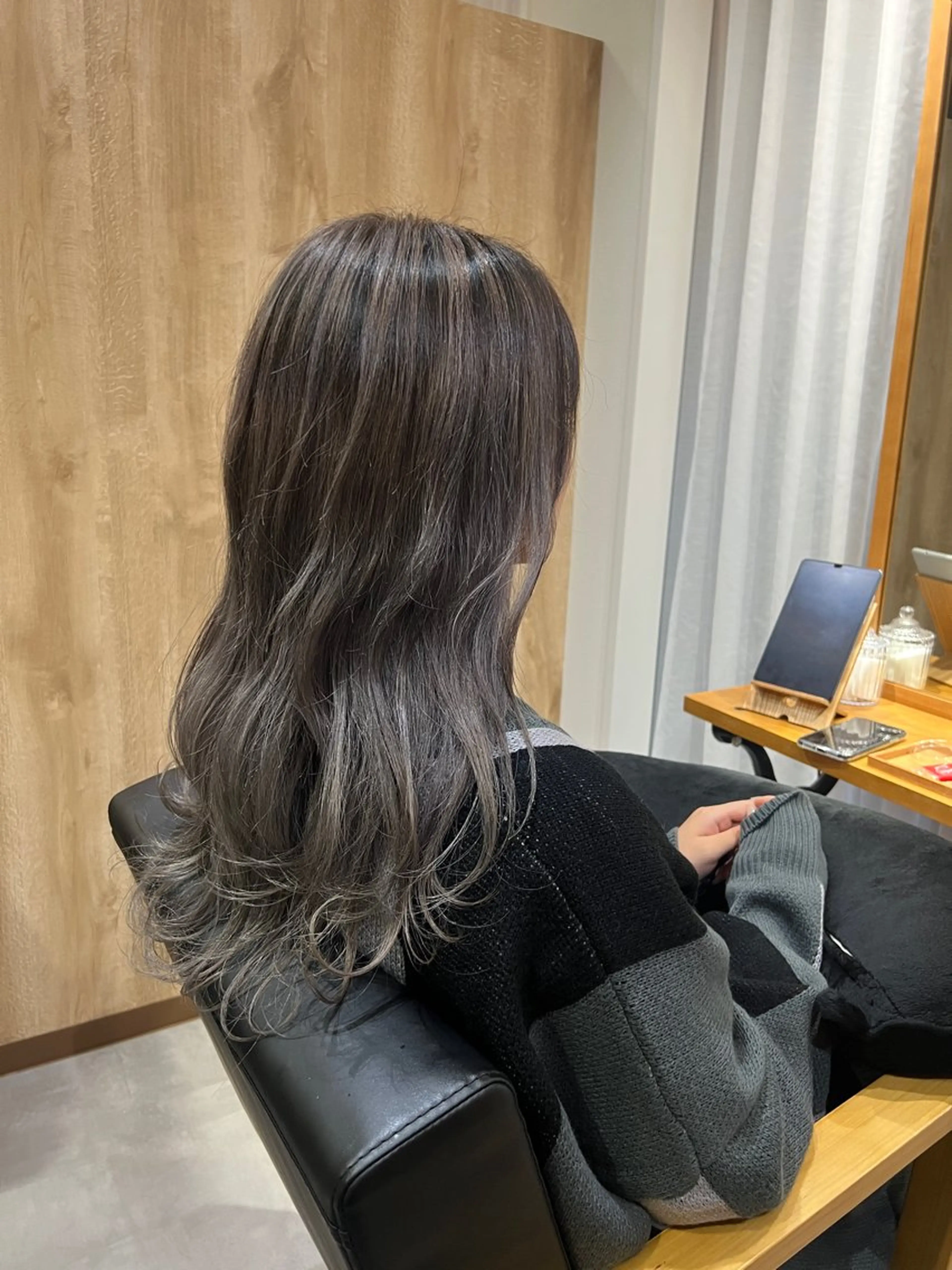 ロング カラー バレイヤージュ ブリーチ ケアブリーチ 透明感カラー グレージュ 髪質改善✨艶カラー MASAYAのヘアスタイル