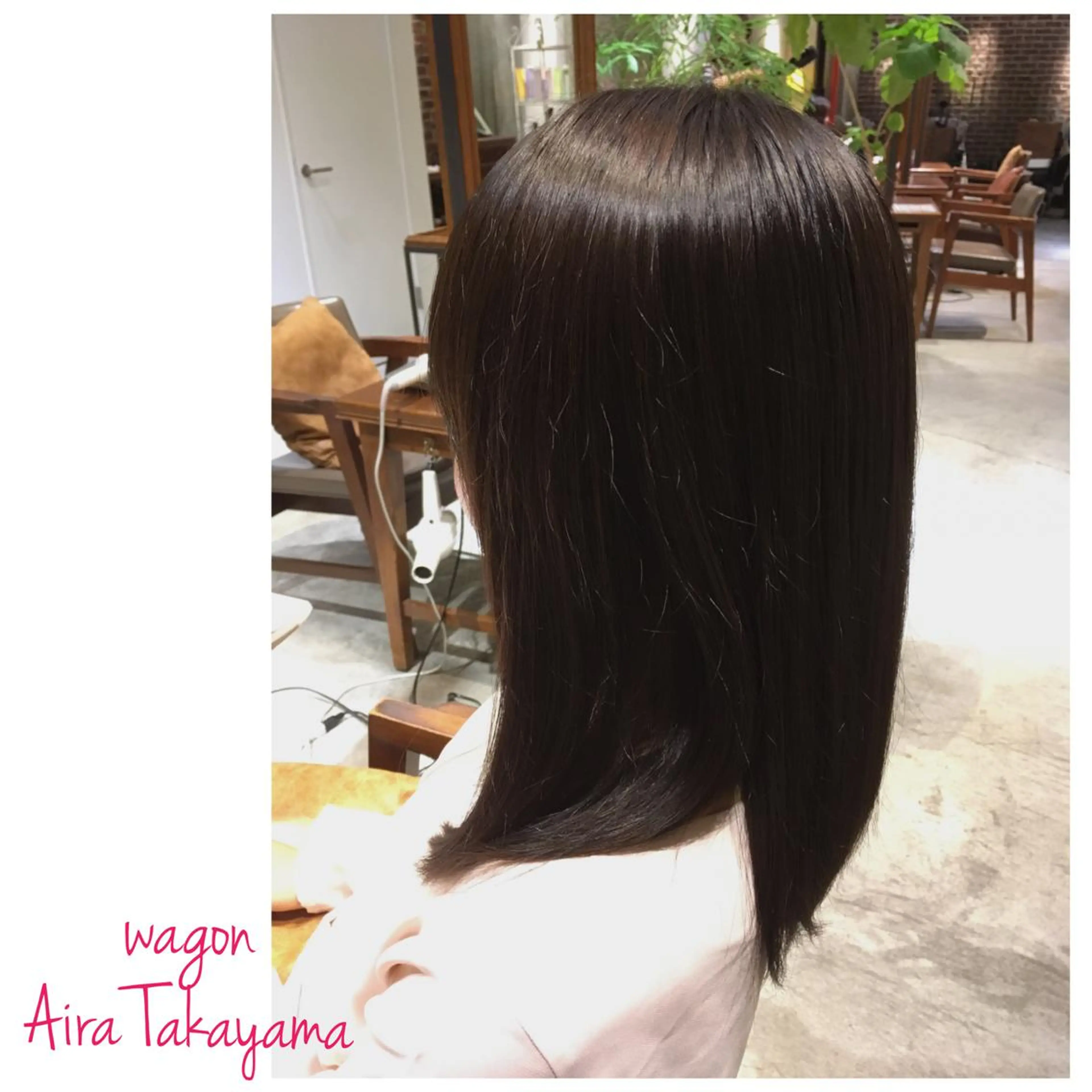 セミロング カラー アッシュ アッシュブラウン ブラウンカラー ツヤ美髪💐 髪質改善/高山愛来のヘアスタイル