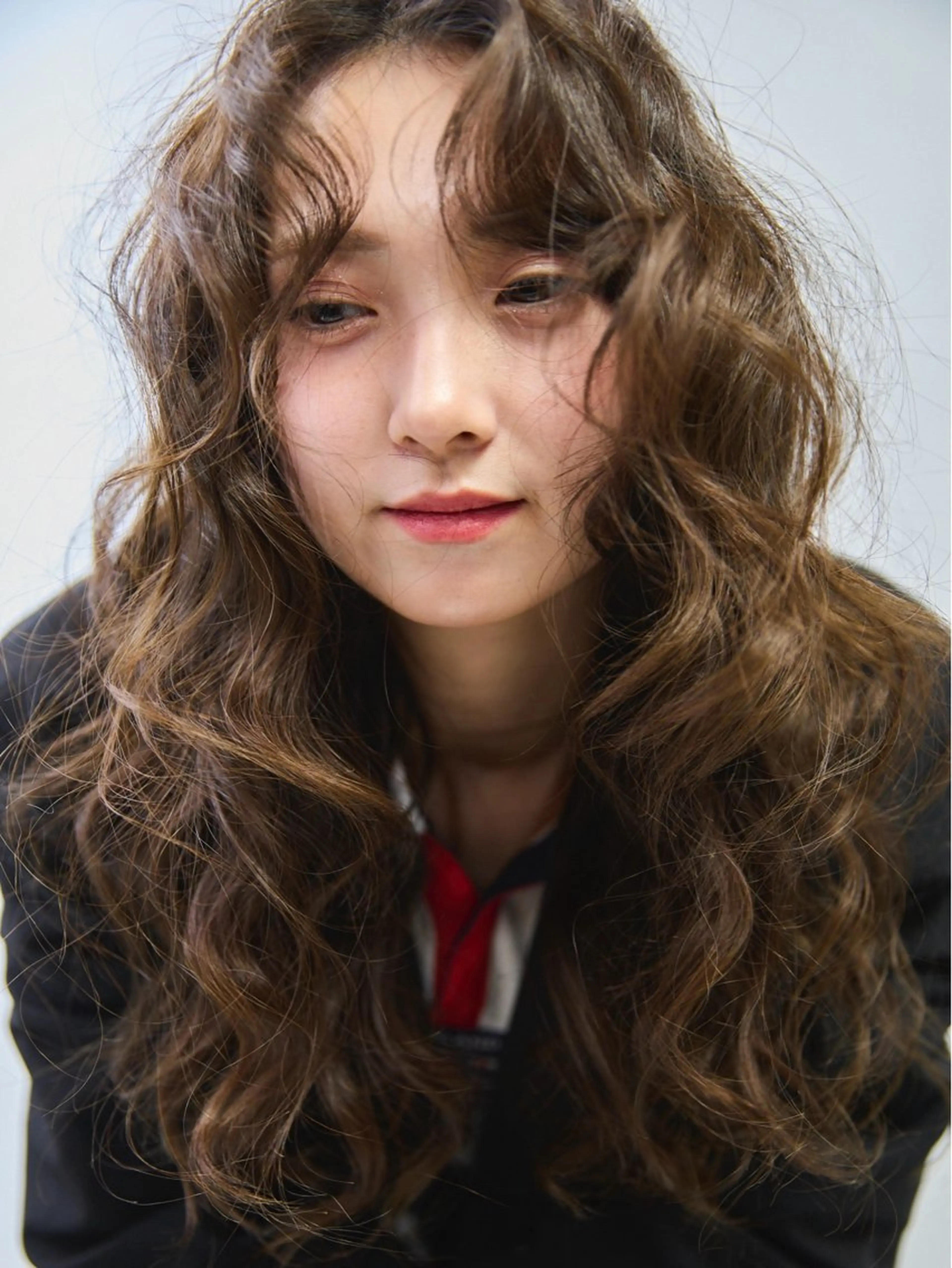 ロング パーマ ボブ レイヤーカット デジタルパーマ カット パーマ 【お洒落パーマ】 Elme　肥塚康汰郎のヘアスタイル