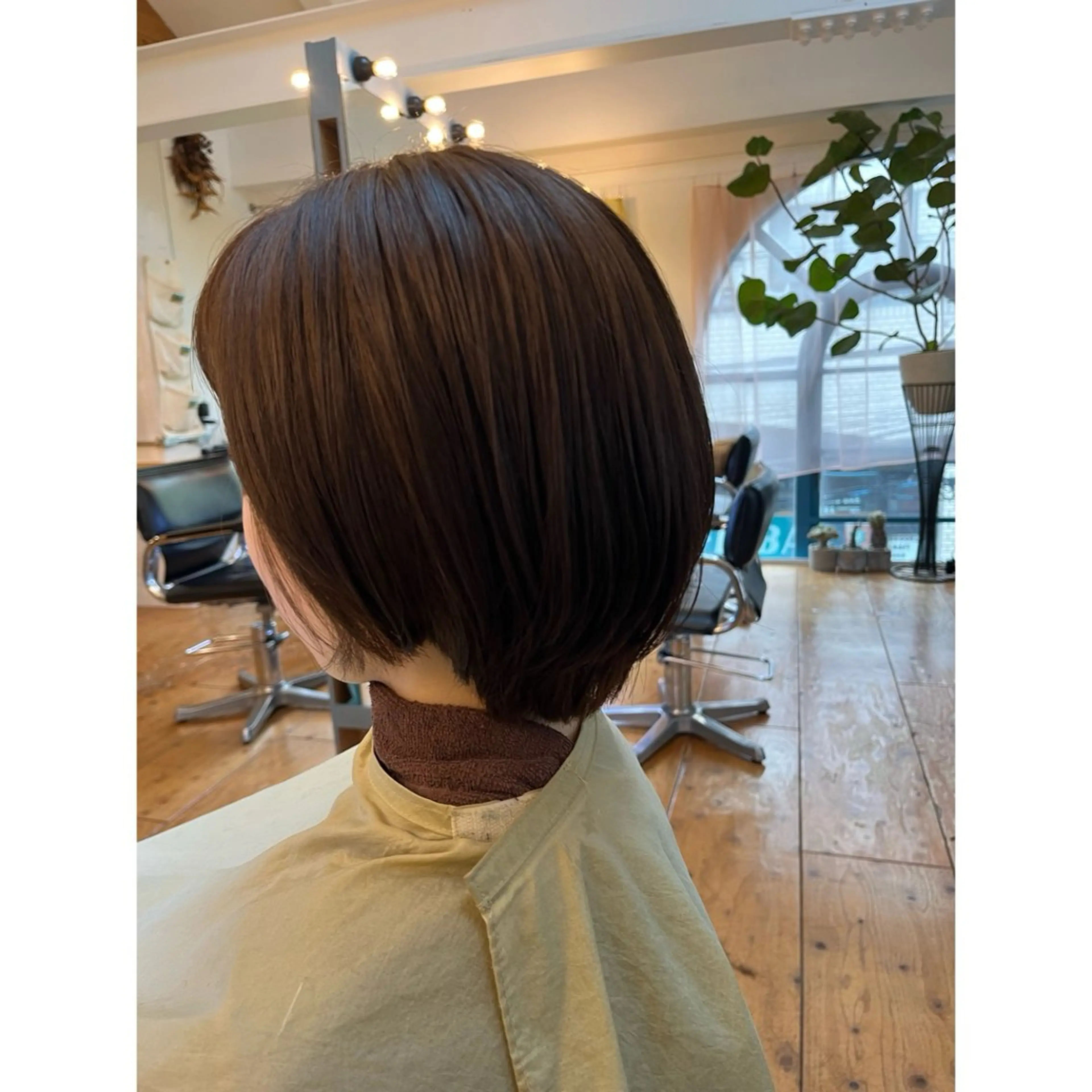 ショート カラー カット ヘアカラー トリートメント Lagom なかだのヘアスタイル