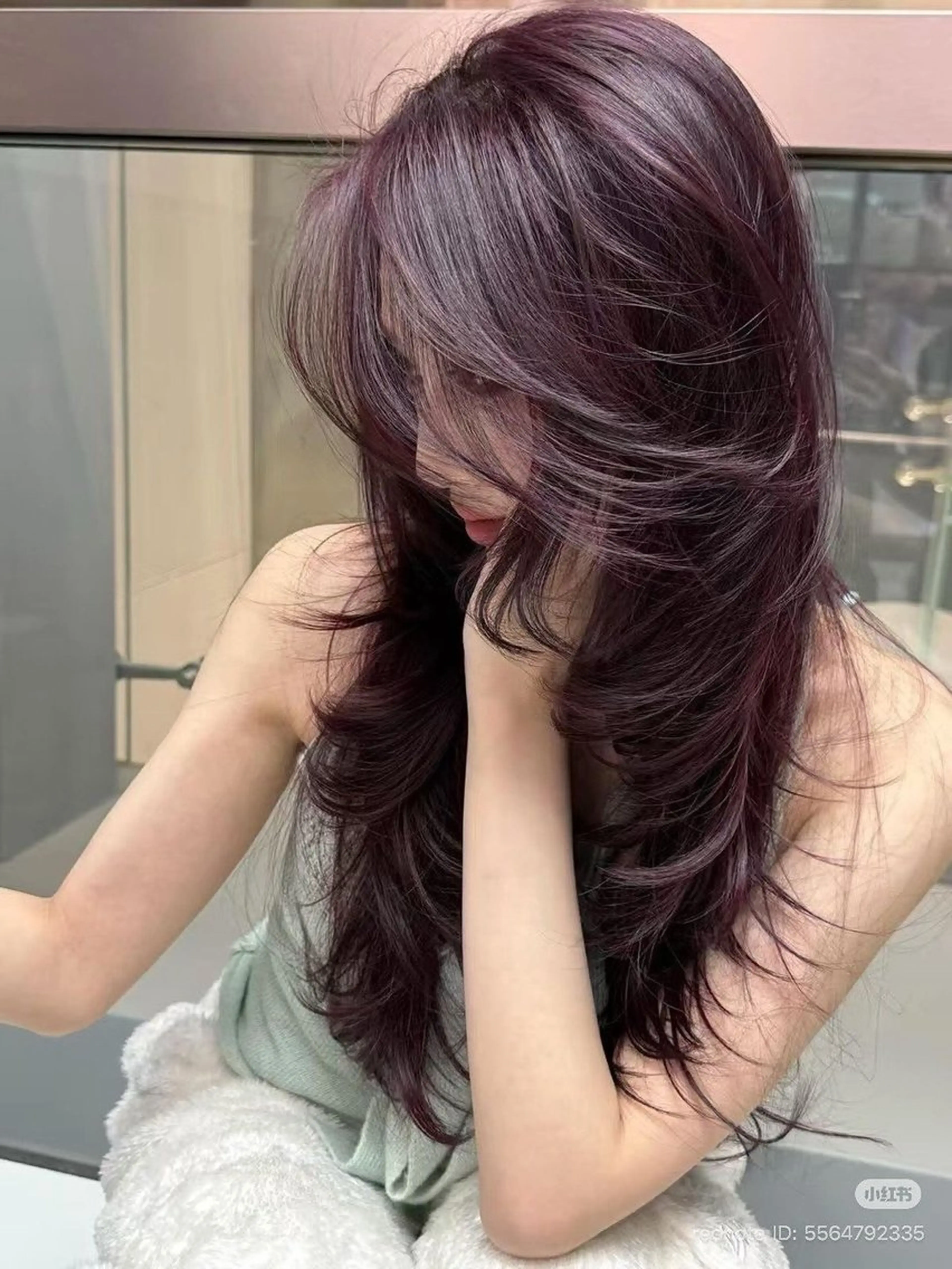 ロング カラー 🤍透明感·ツヤ感 カラー/mai‎🤍のヘアスタイル