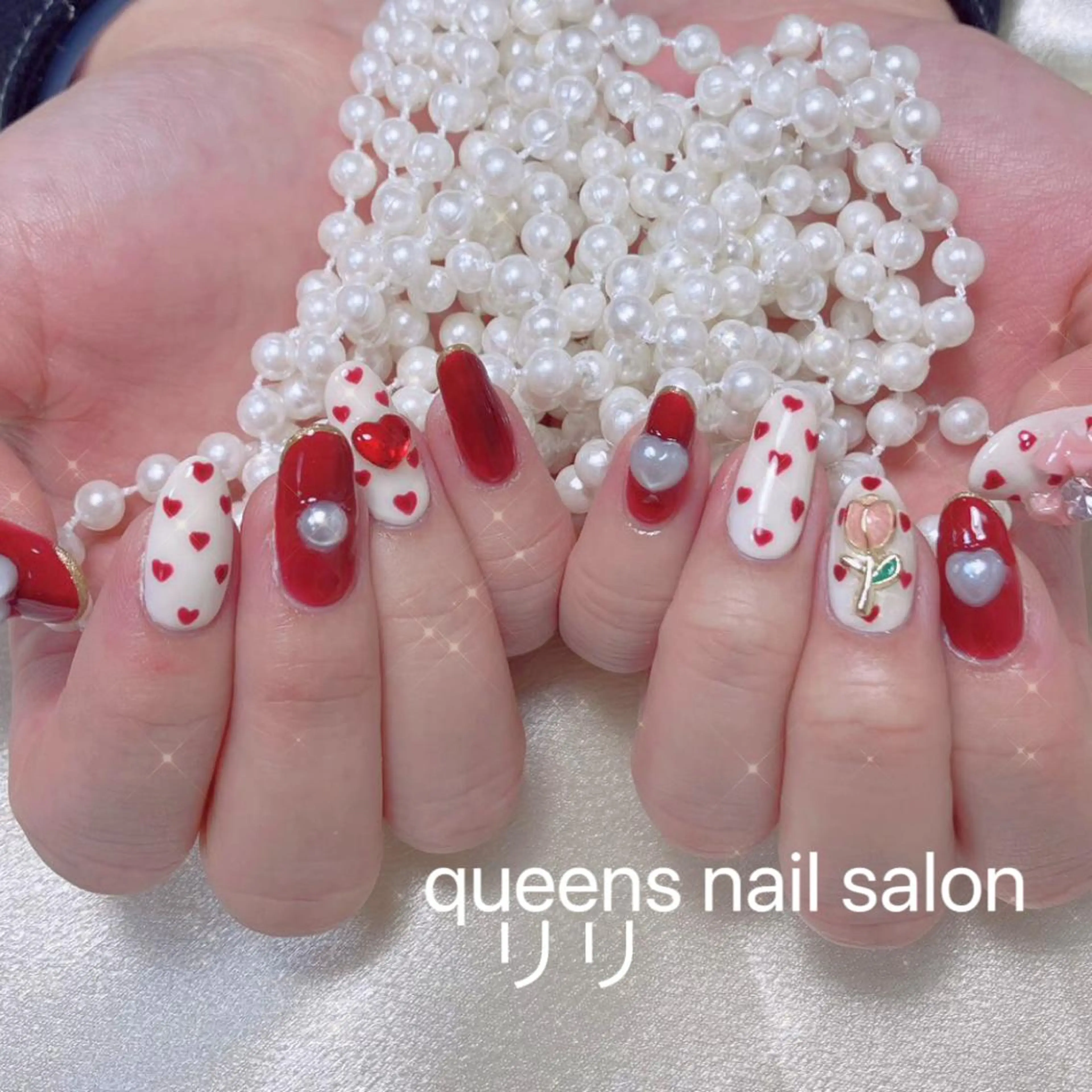 ネイル queensnail 🧸mikaのネイルデザイン