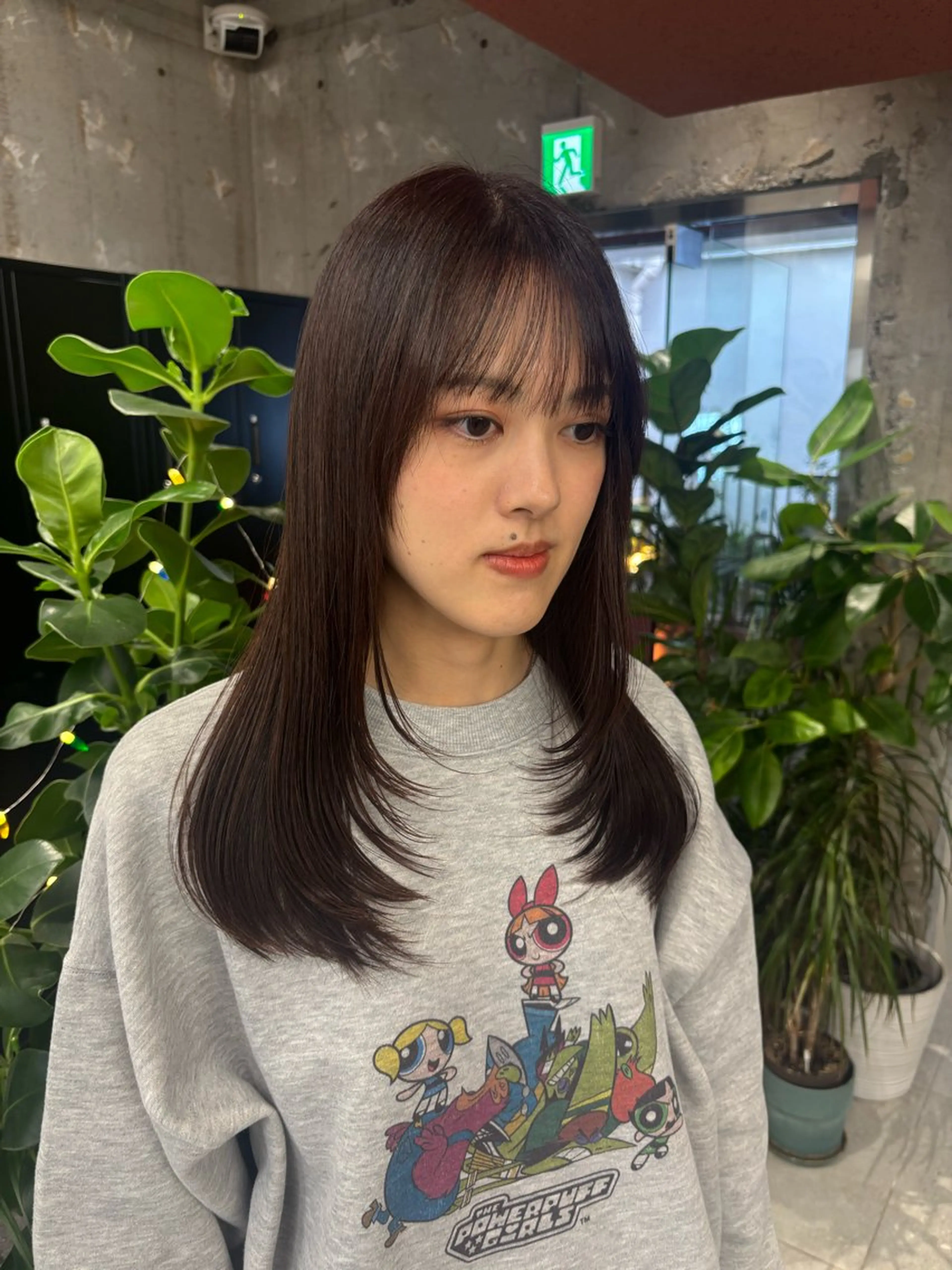ロング カラー ブラウンカラー チョコレートブラウン レイヤーカット ほらぐち るいのヘアスタイル
