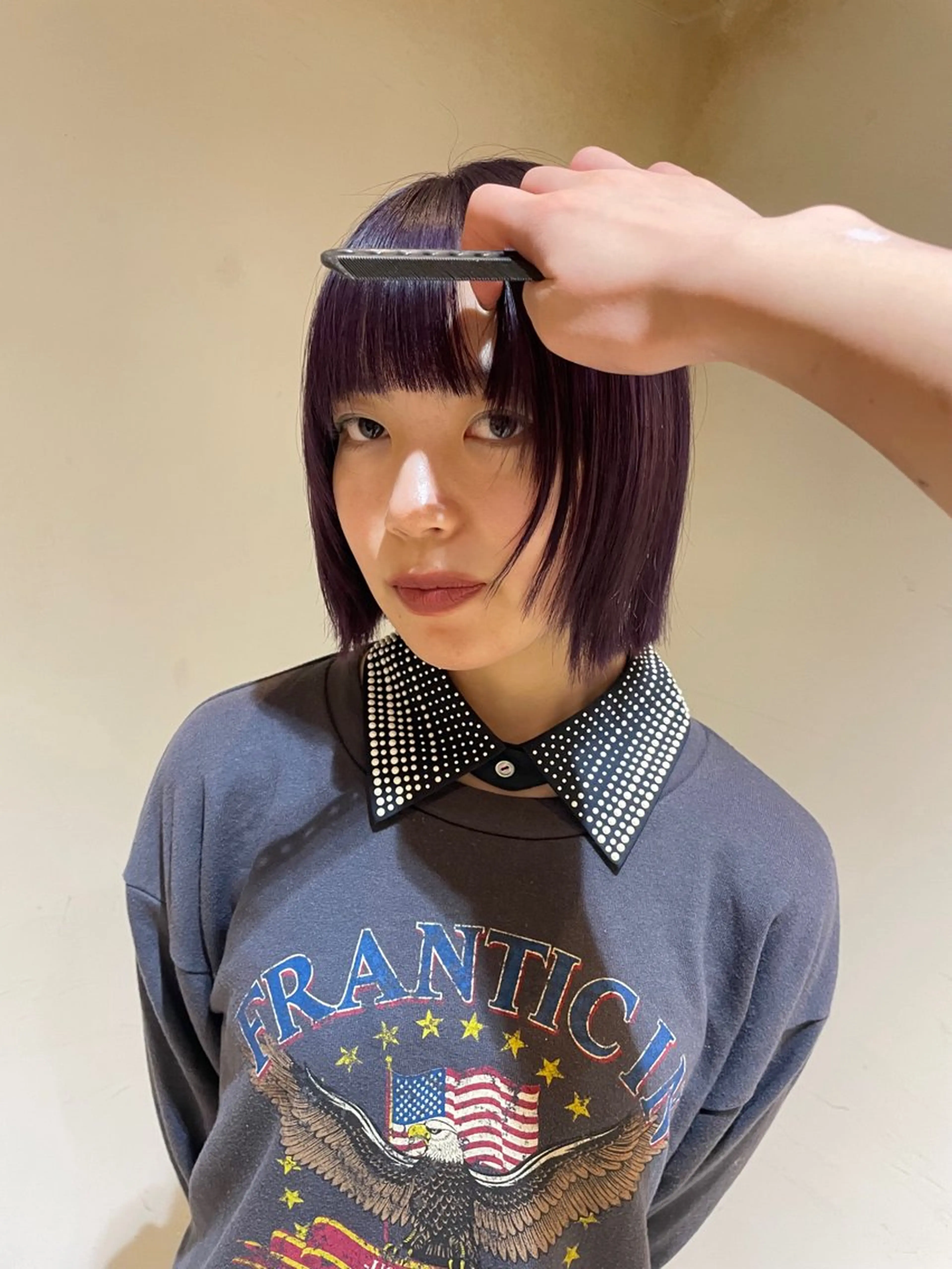 カラー 長谷 若奈のヘアスタイル