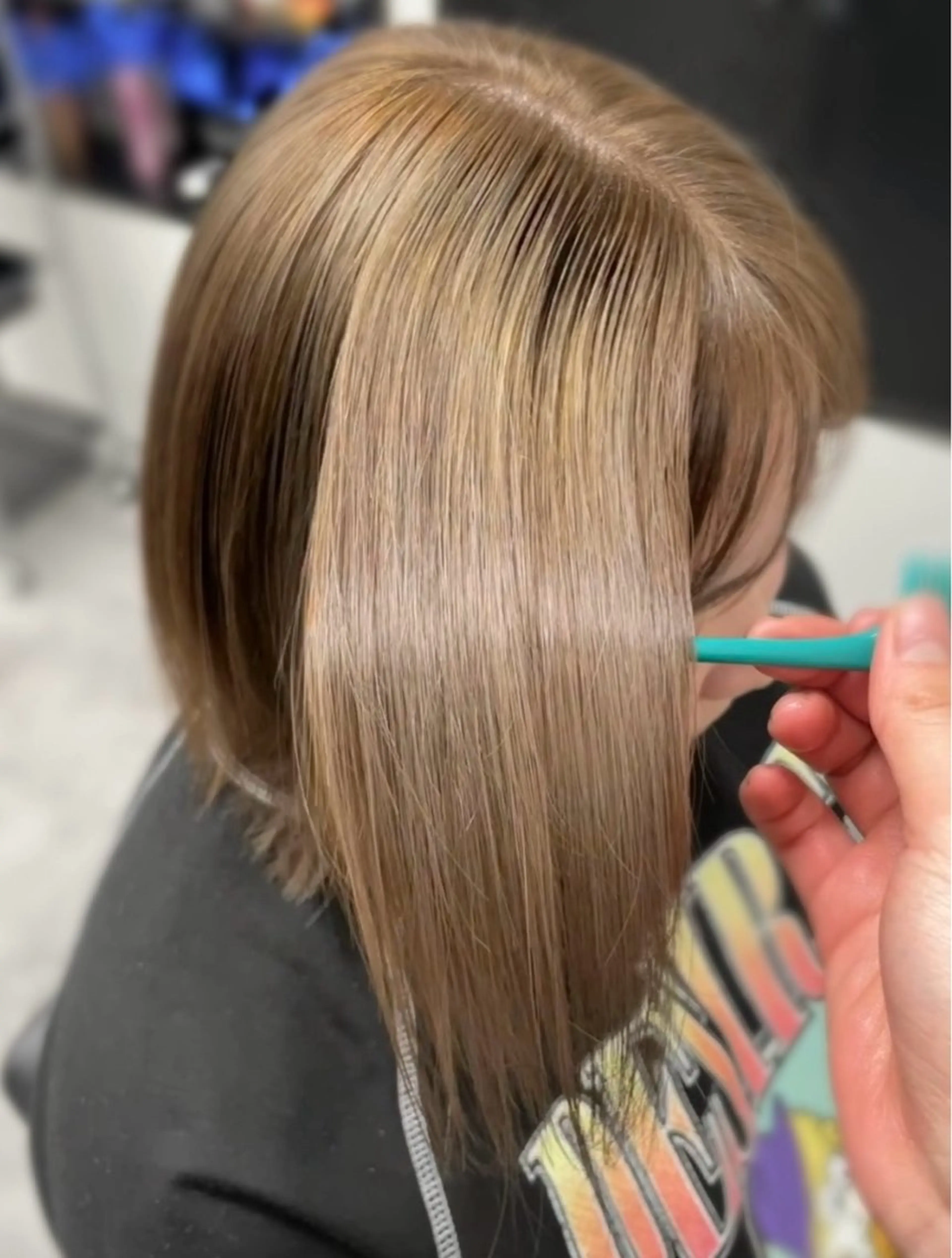 ショート トリートメント 鎌取/透明感カラー /ボブ/顔まわりのヘアスタイル