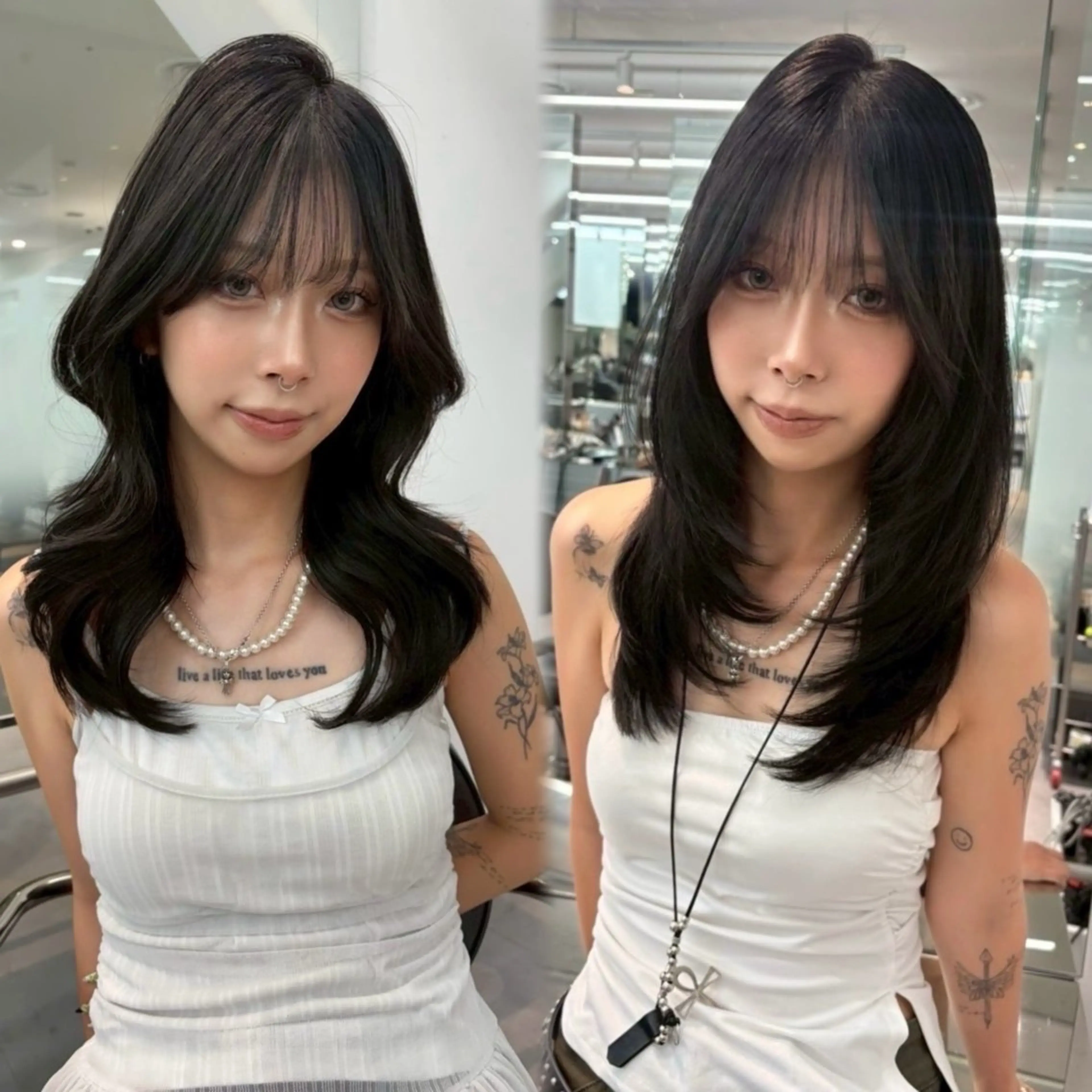 【ミニモ限定価格】🍃イルミナカラー+高級オージュアTR＋ヘッドスパ🍃何度使用でもOK⭕️の写真