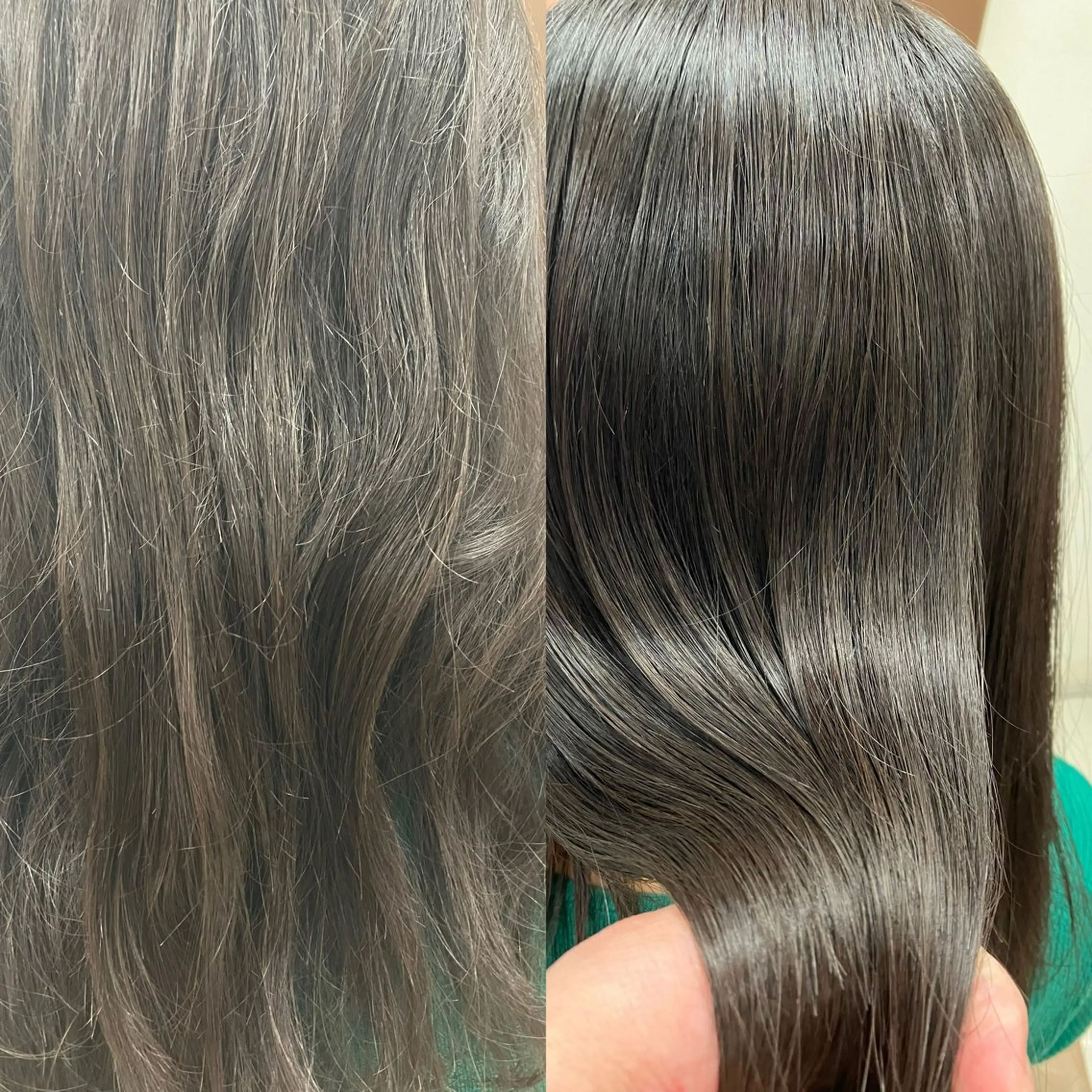 セミロング パーマ 縮毛矯正 カット 縮毛矯正 トリートメント style 横浜のヘアスタイル