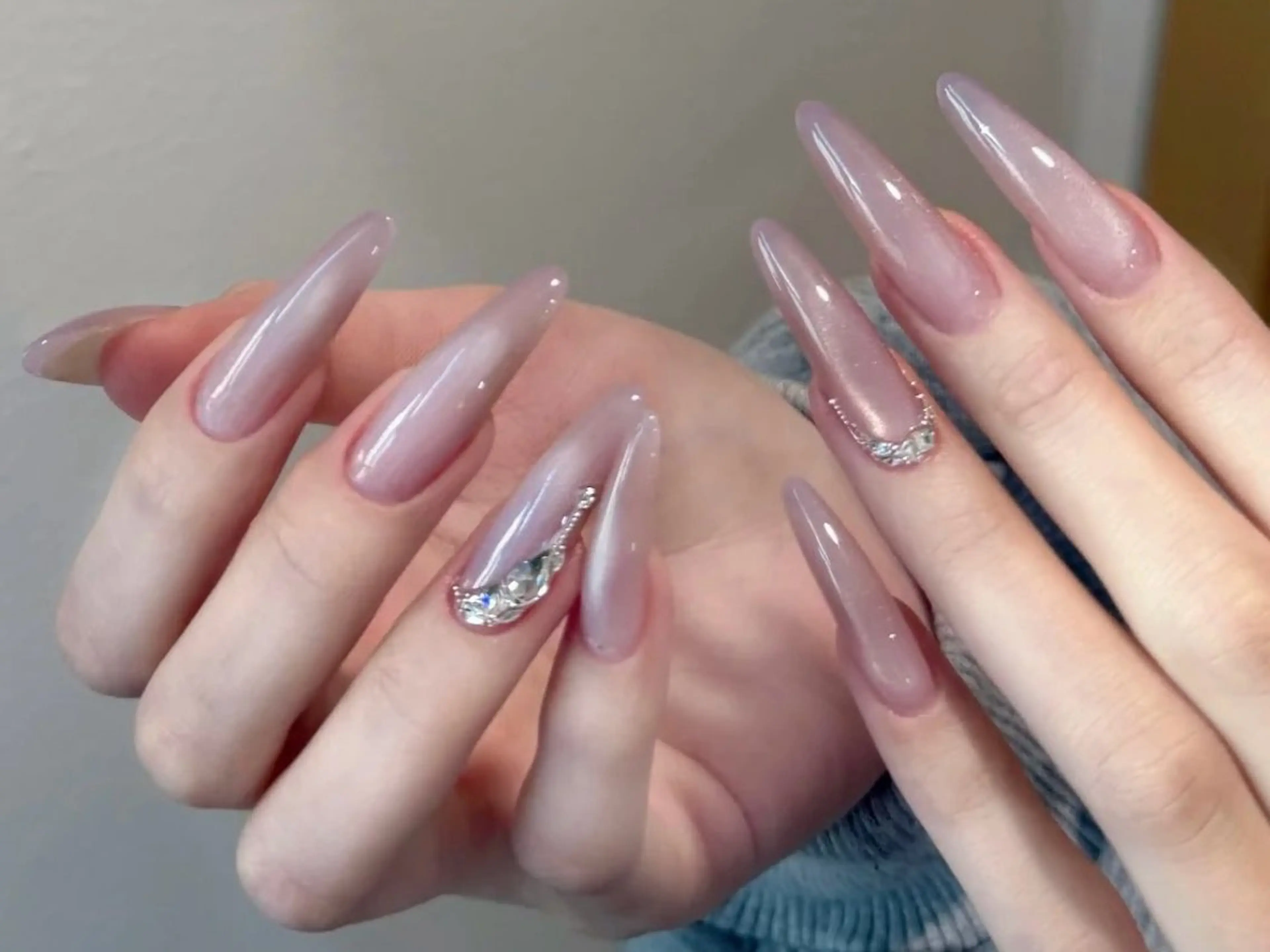 ネイル 韓国ネイル 持ち込み スカルプネイル ワンホンネイル ハンドネイル Speraネイル 大宮店🎀のネイルデザイン