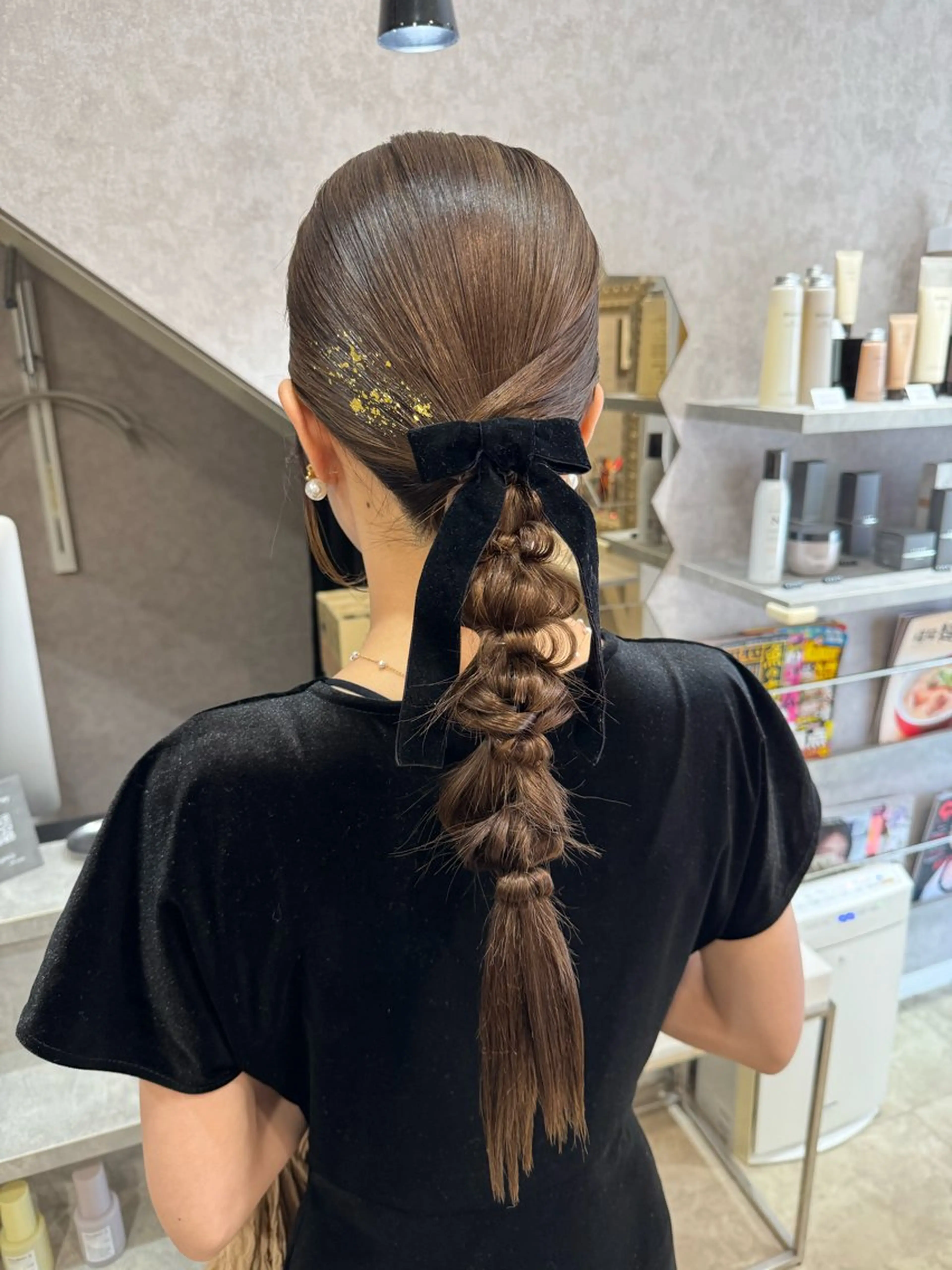 ヘアアレンジ ヘアセット Rio/ヘアセット/ ハイトーンカラーのヘアスタイル